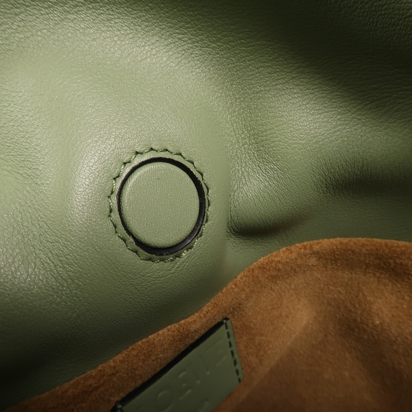 LOEWE 牛皮皮革Mini Flamenco金扣肩背袋