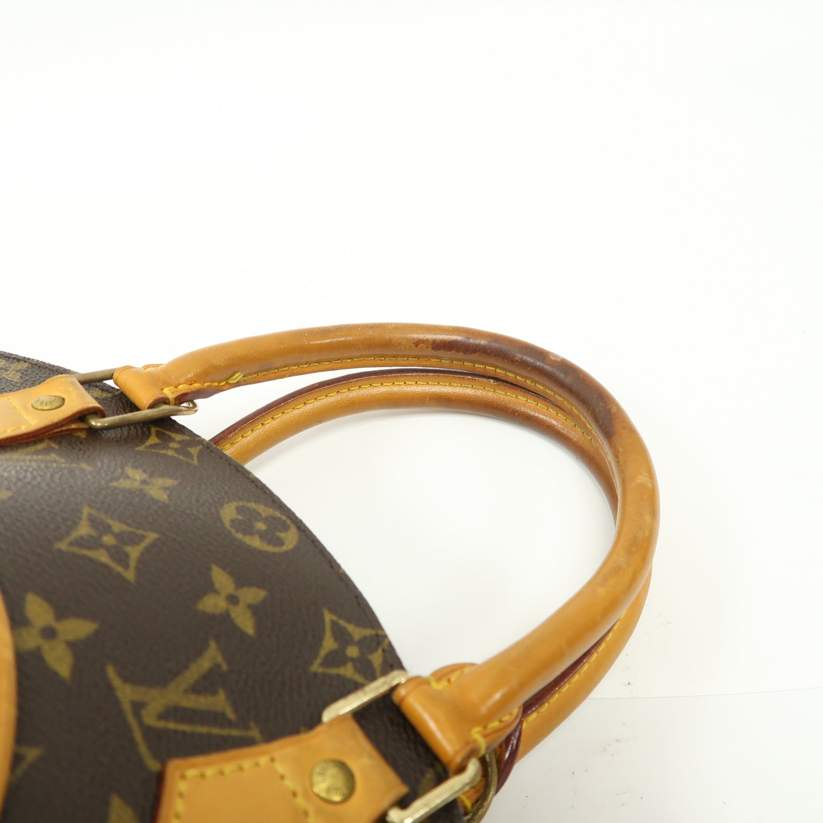 LOUIS VUITTON Monogram Elipse MM金扣手挽袋啡色