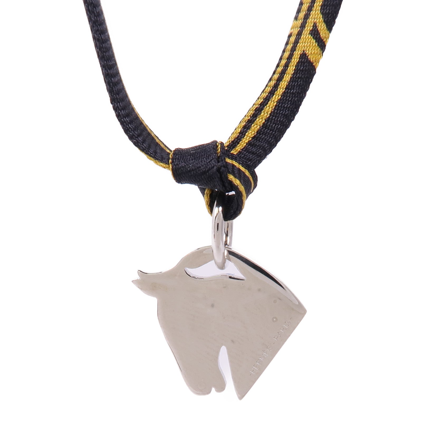 HERMES 絲質Tourbillon Necklace/Bracelet項鍊/手帶