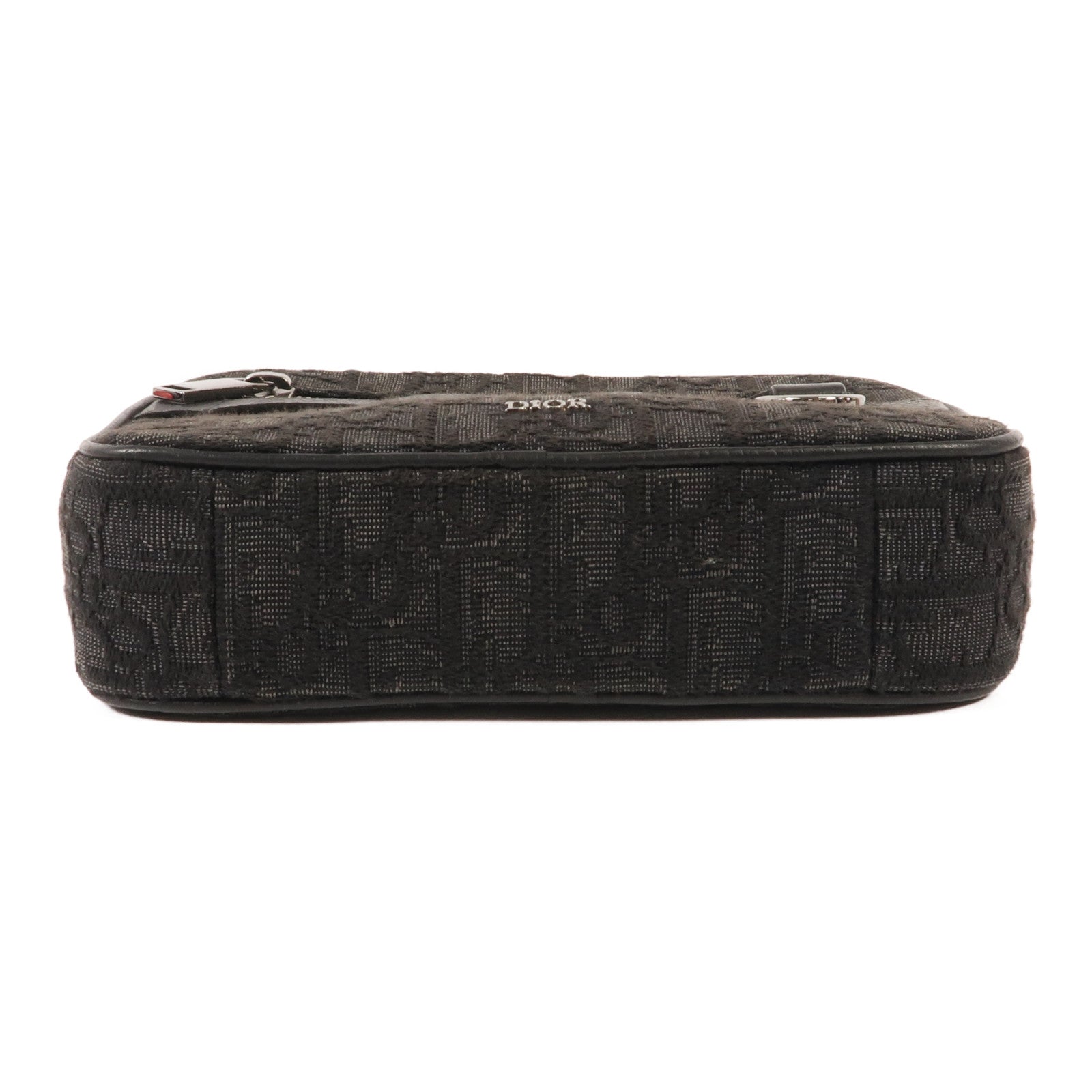 Dior 帆布Shoulder Bag銀扣肩背袋