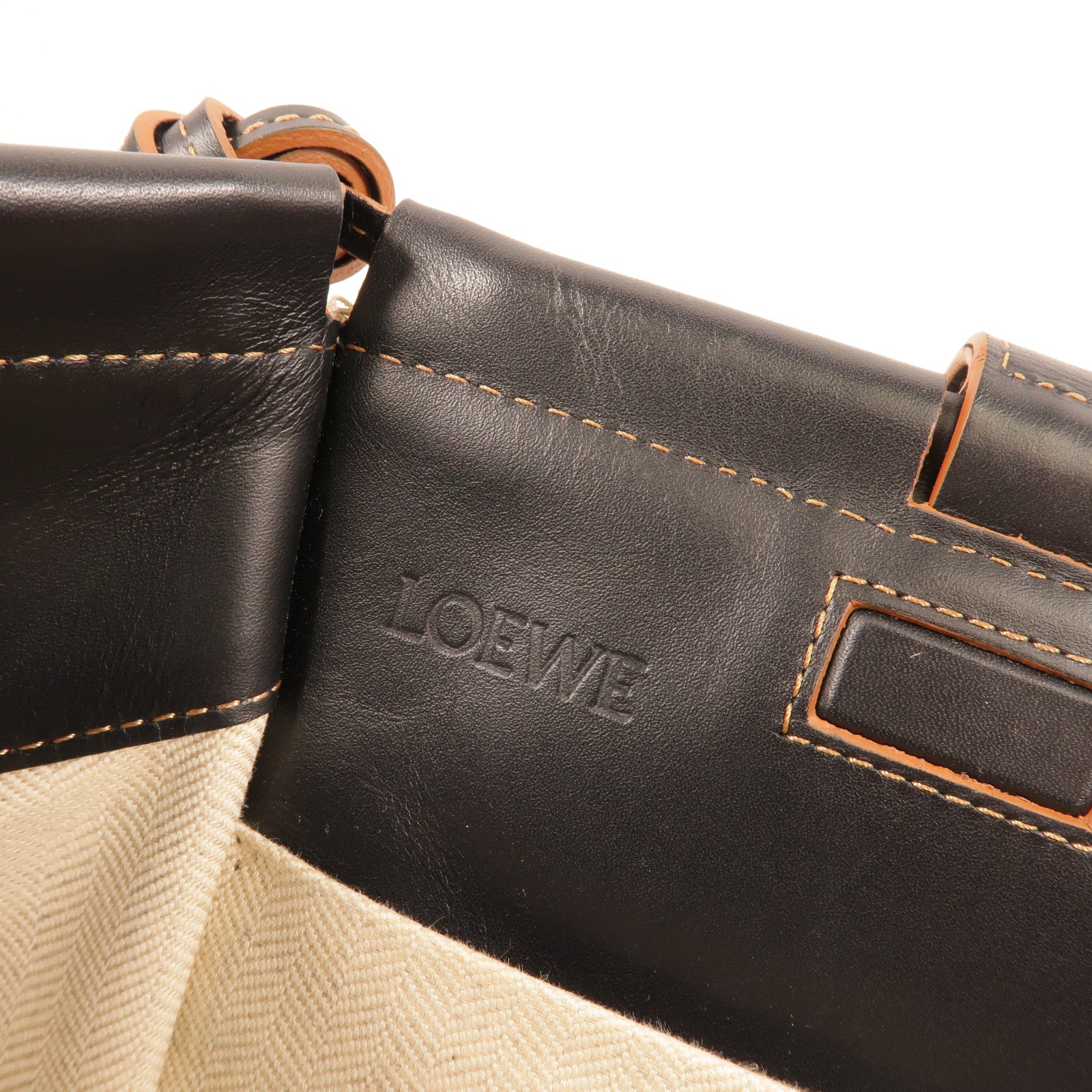 LOEWE 帆布Tote Bag肩背袋