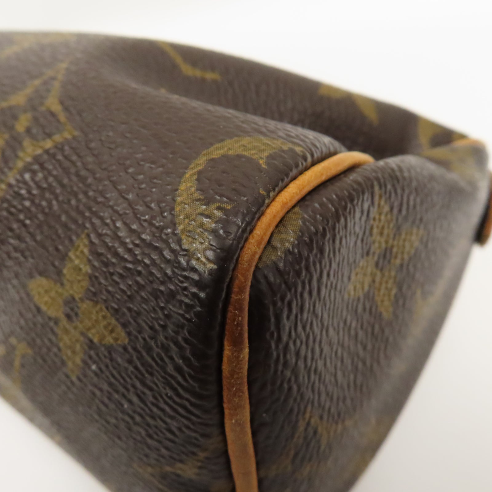 LOUIS VUITTON 【激減優惠】Monogram Speedy Nano金扣手挽袋啡色