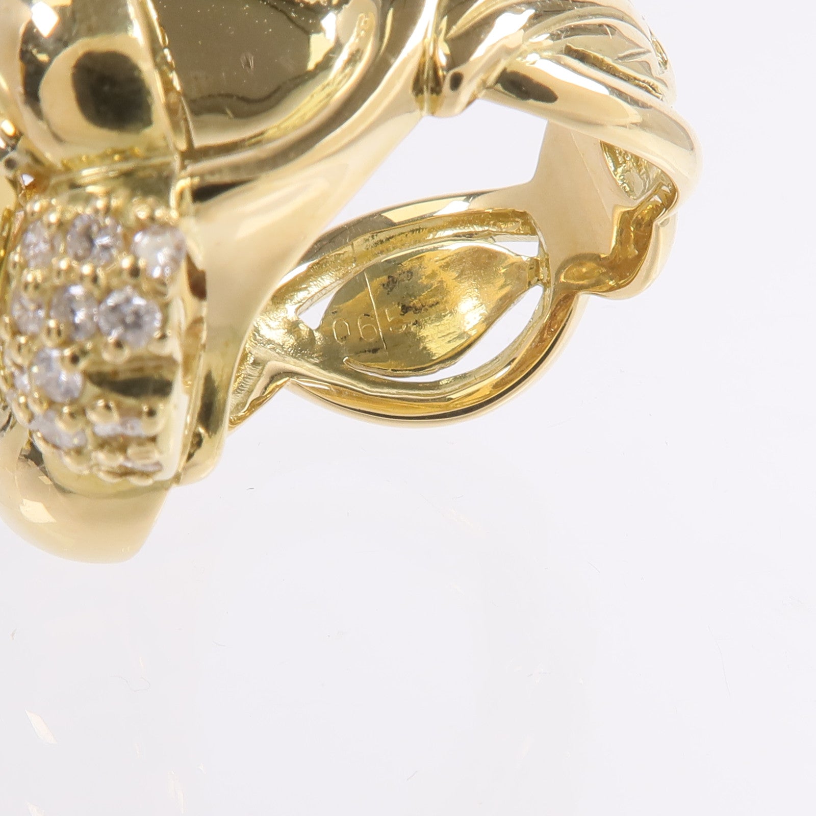 JEWELRY 18K黃金Pearl Diamond Ring珍珠鑽石戒指