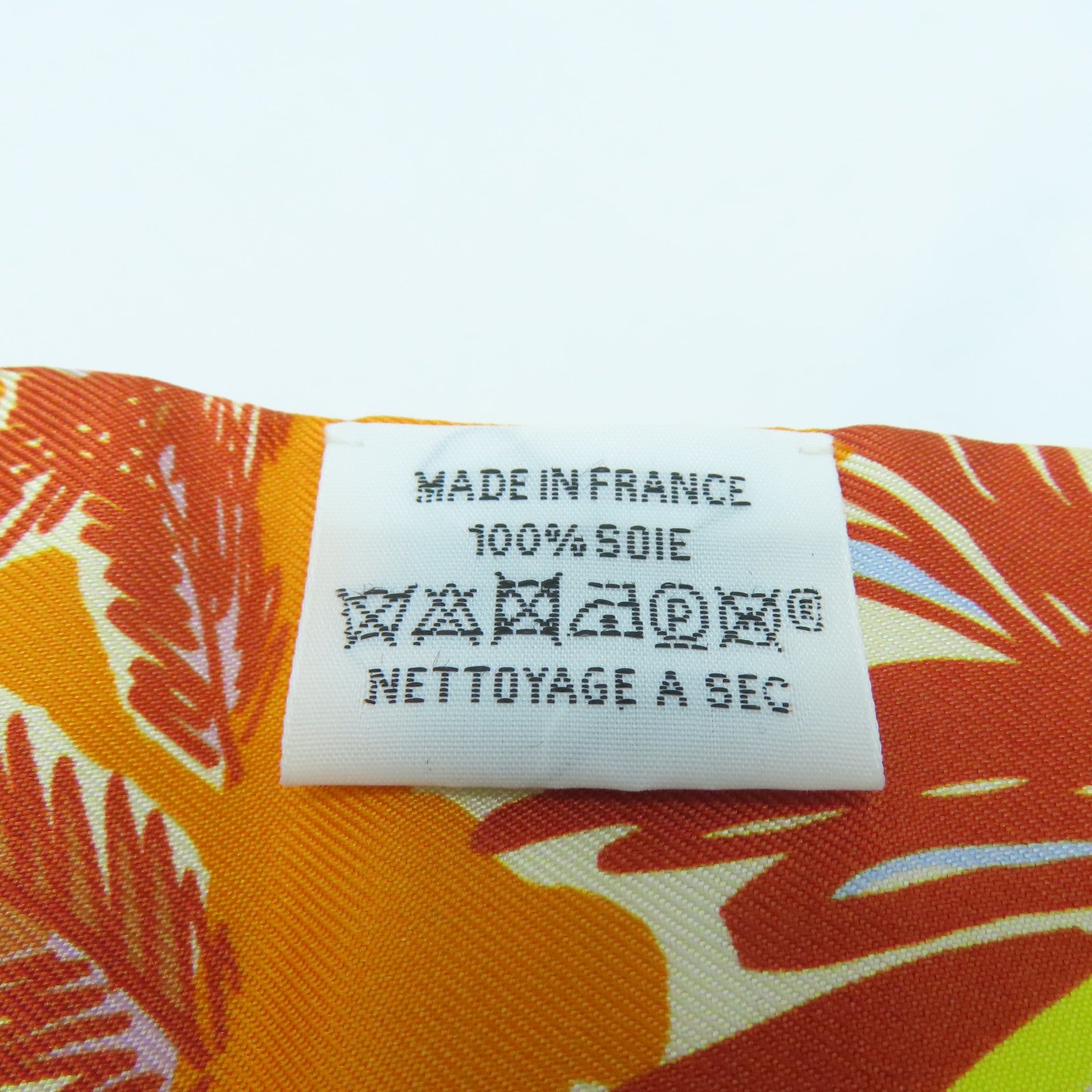 HERMES 【激減優惠】絲質Twilly絲巾橙色