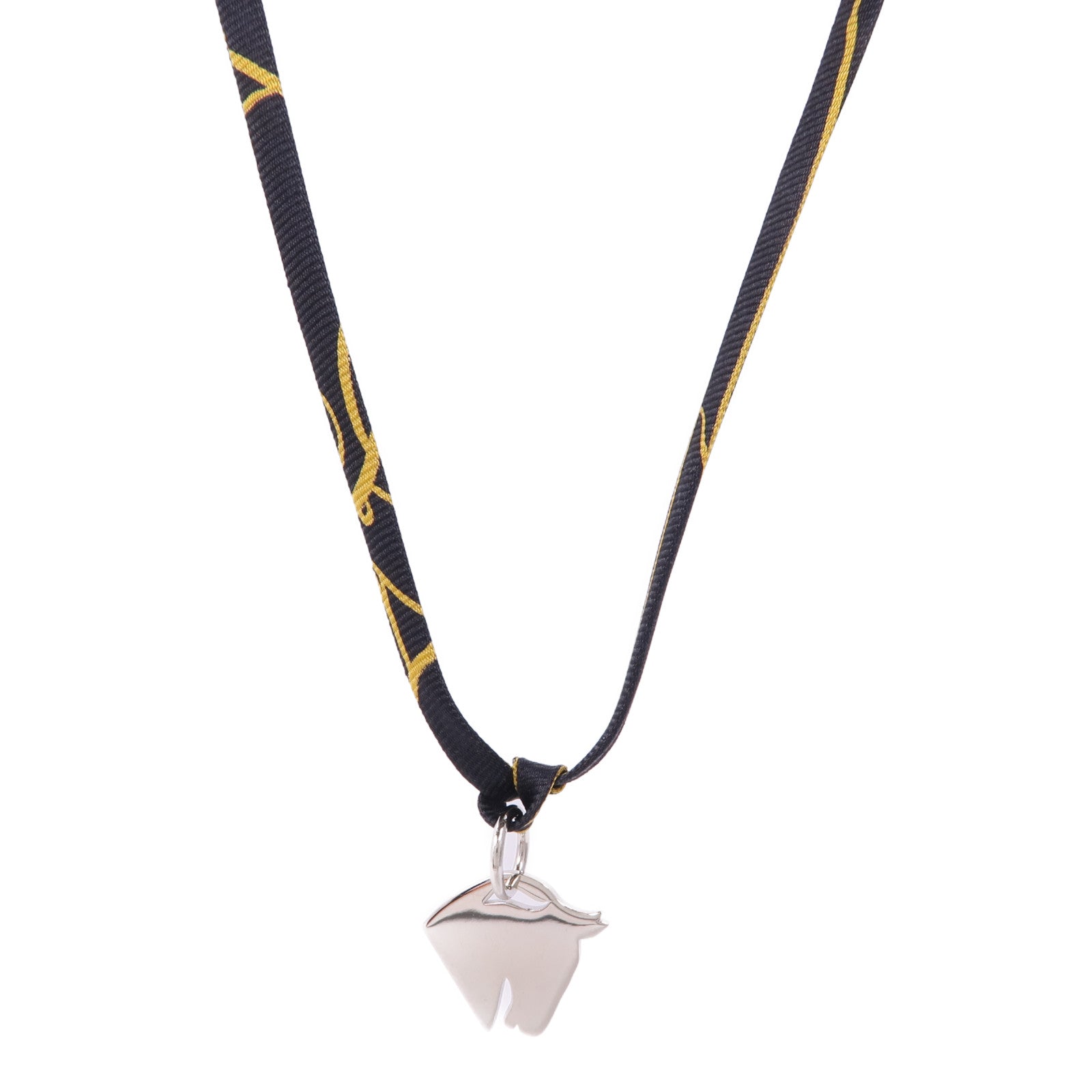 HERMES 絲質Tourbillon Necklace/Bracelet項鍊/手帶