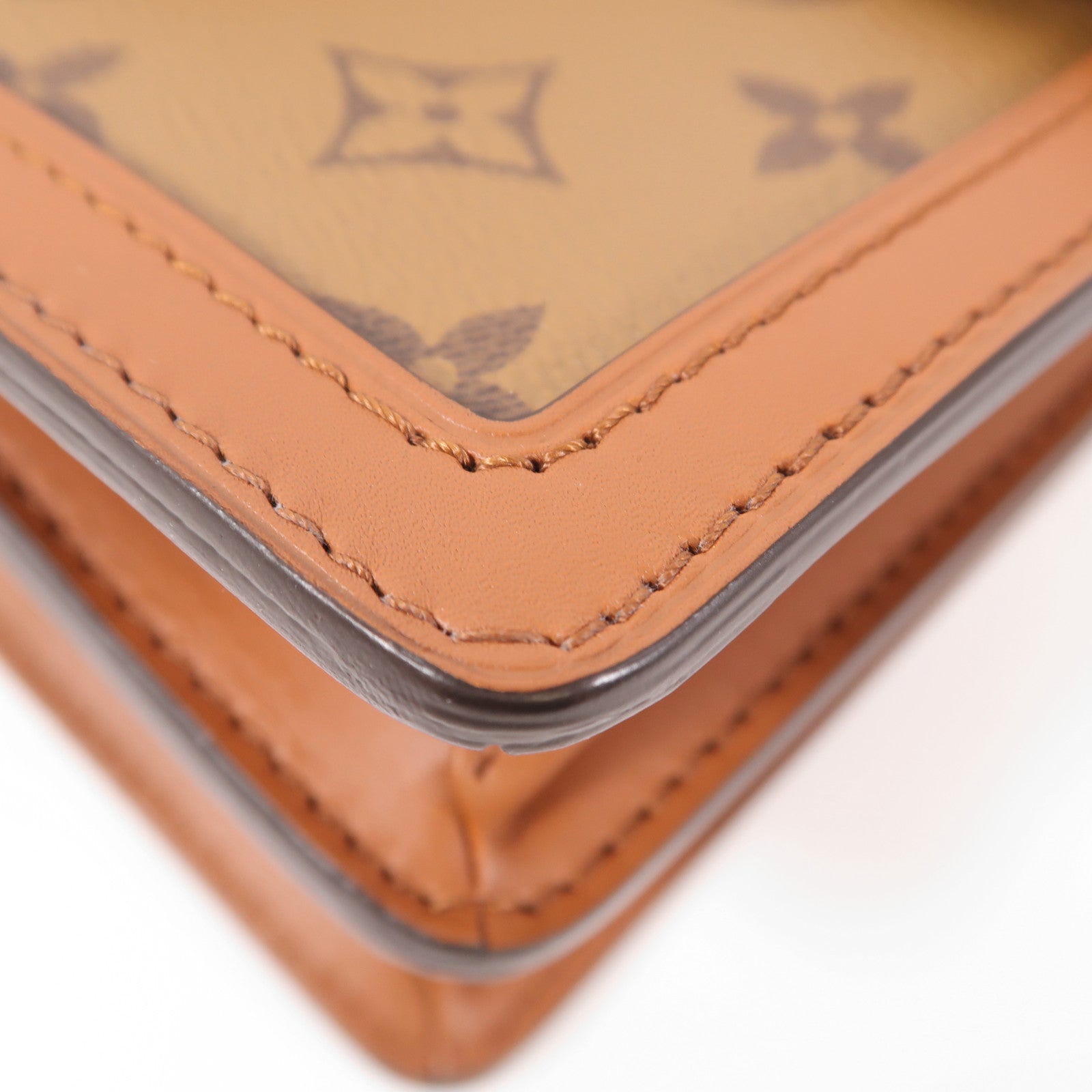 LOUIS VUITTON LV GHW Dauphine MM 2 Way Shoulder Bag M44391 Monogram Reverse