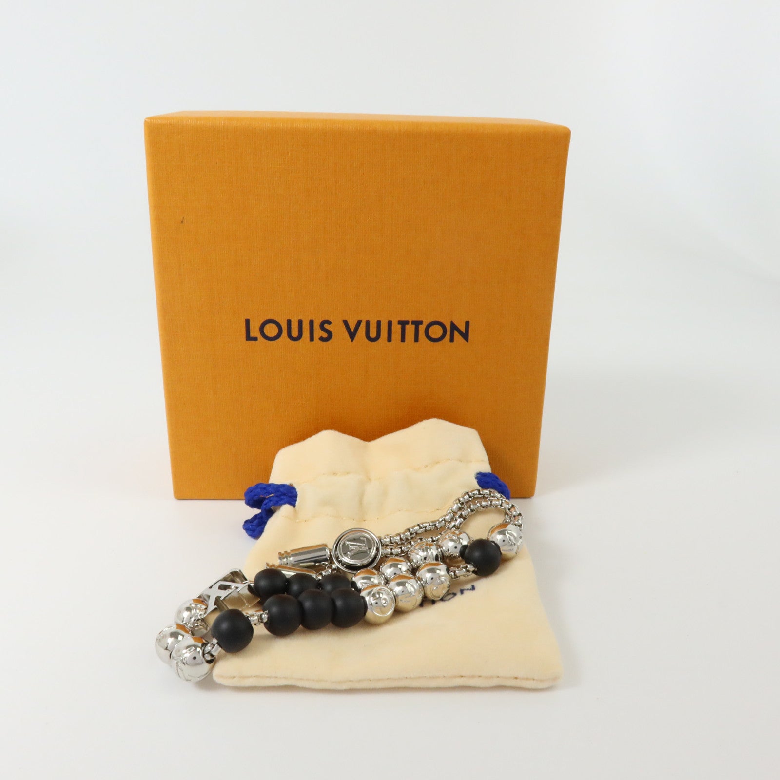 LOUIS VUITTON 金屬/PVC Monogram Beads Bracelet手鏈