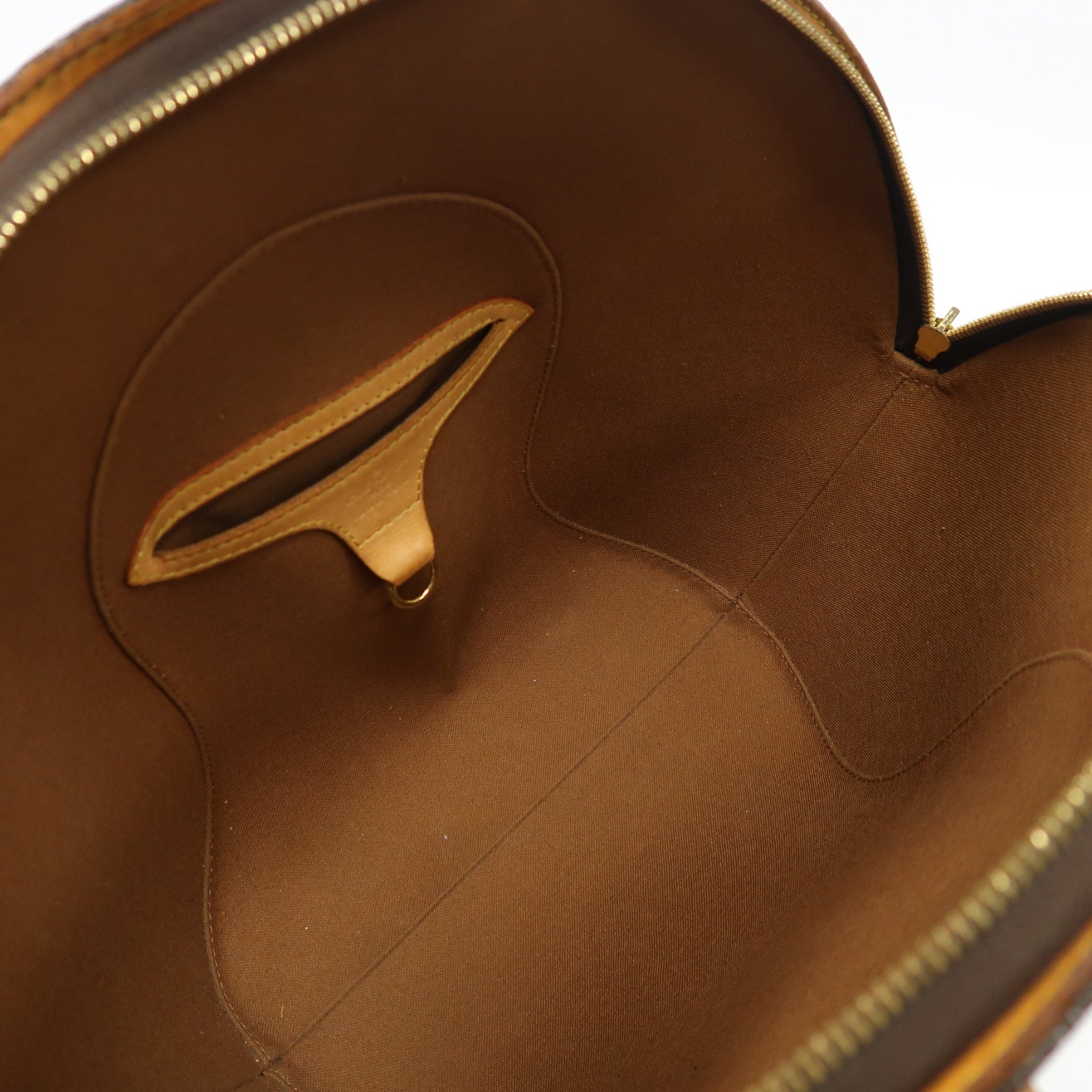 LOUIS VUITTON Monogram Elipse MM金扣手挽袋啡色