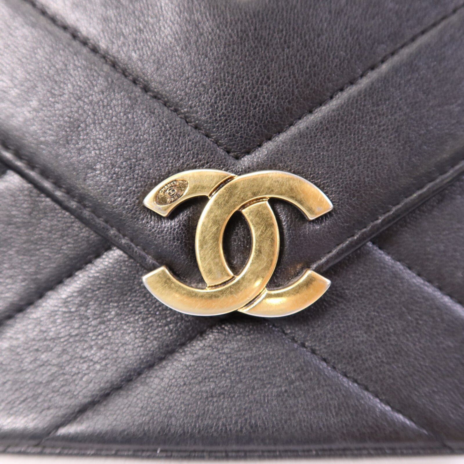 CHANEL 【激減優惠】牛皮皮革Chain Shoulder Bag金扣鏈帶肩背袋