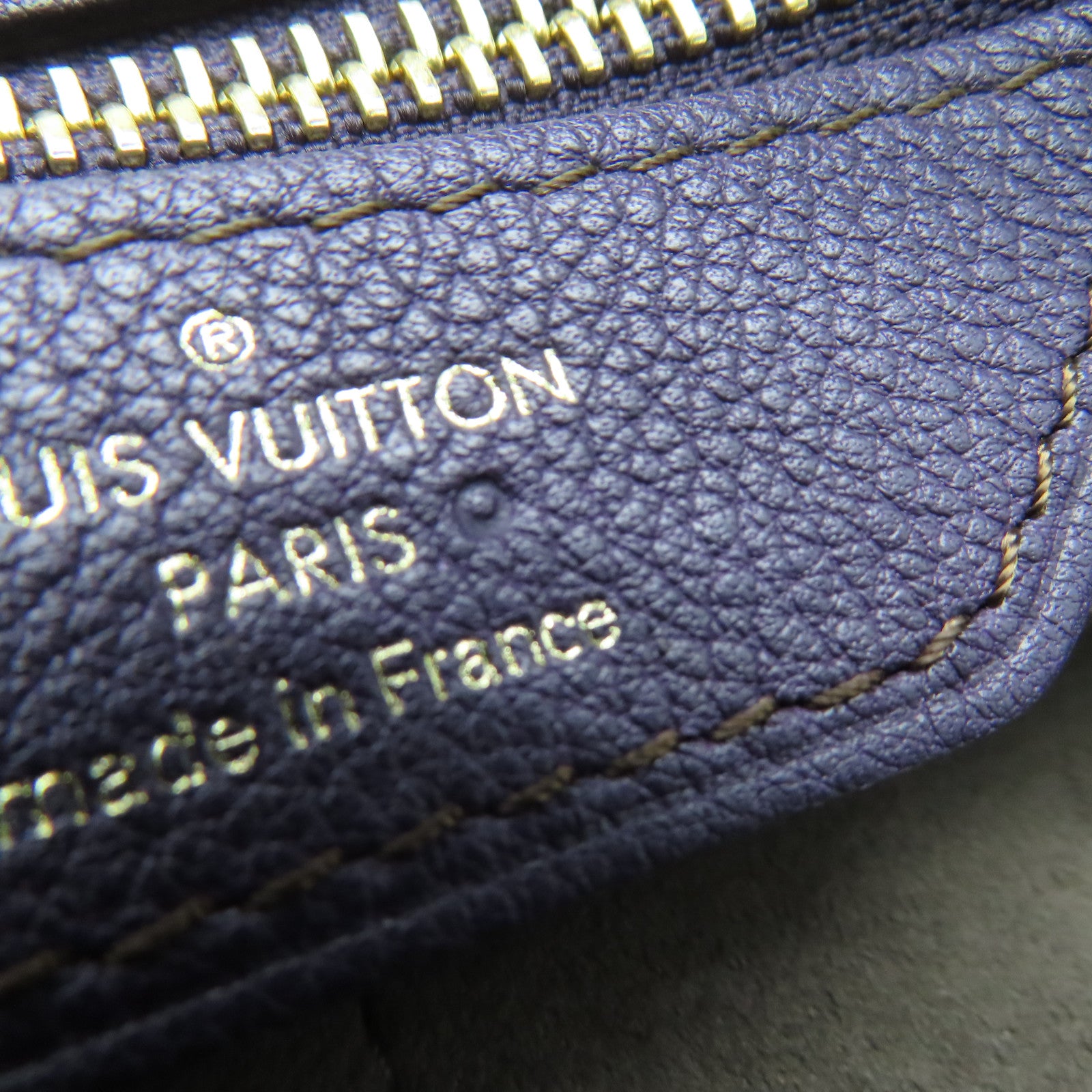 LOUIS VUITTON Mahina Stella PM金扣手挽肩背兩用袋紫色