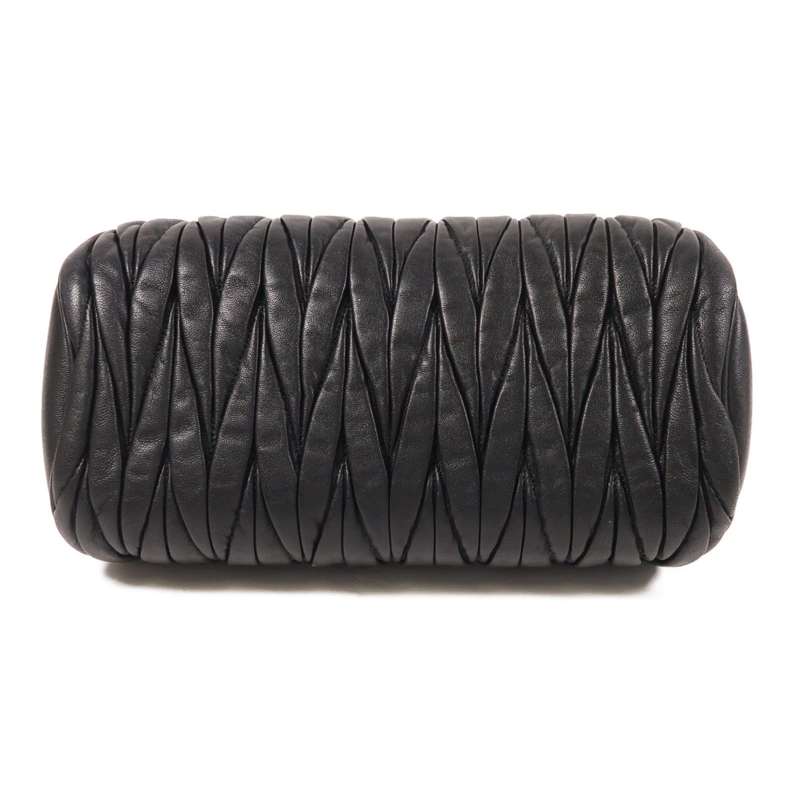 Miu Miu 羊皮皮革Chain Shoulder金扣鏈帶肩背袋