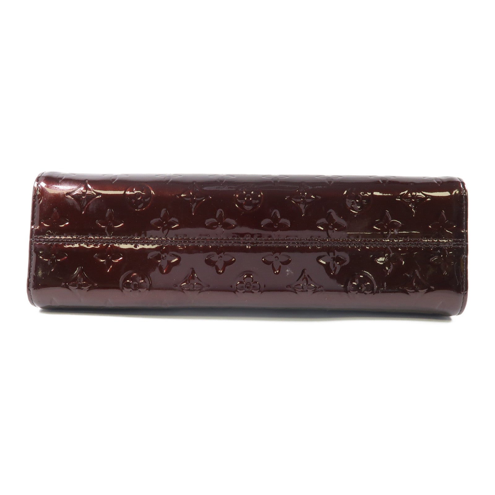LOUIS VUITTON Monogram Vernis Roxbury Drive金扣手挽肩背兩用袋酒紅色