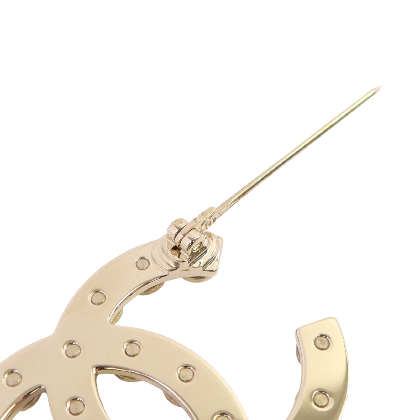 CHANEL 【激減優惠】金屬/仿珍珠Brooch金扣胸針