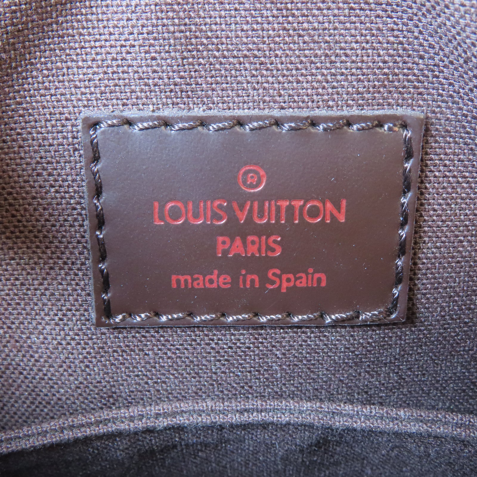 LOUIS VUITTON Damier Olav金扣肩背袋啡色