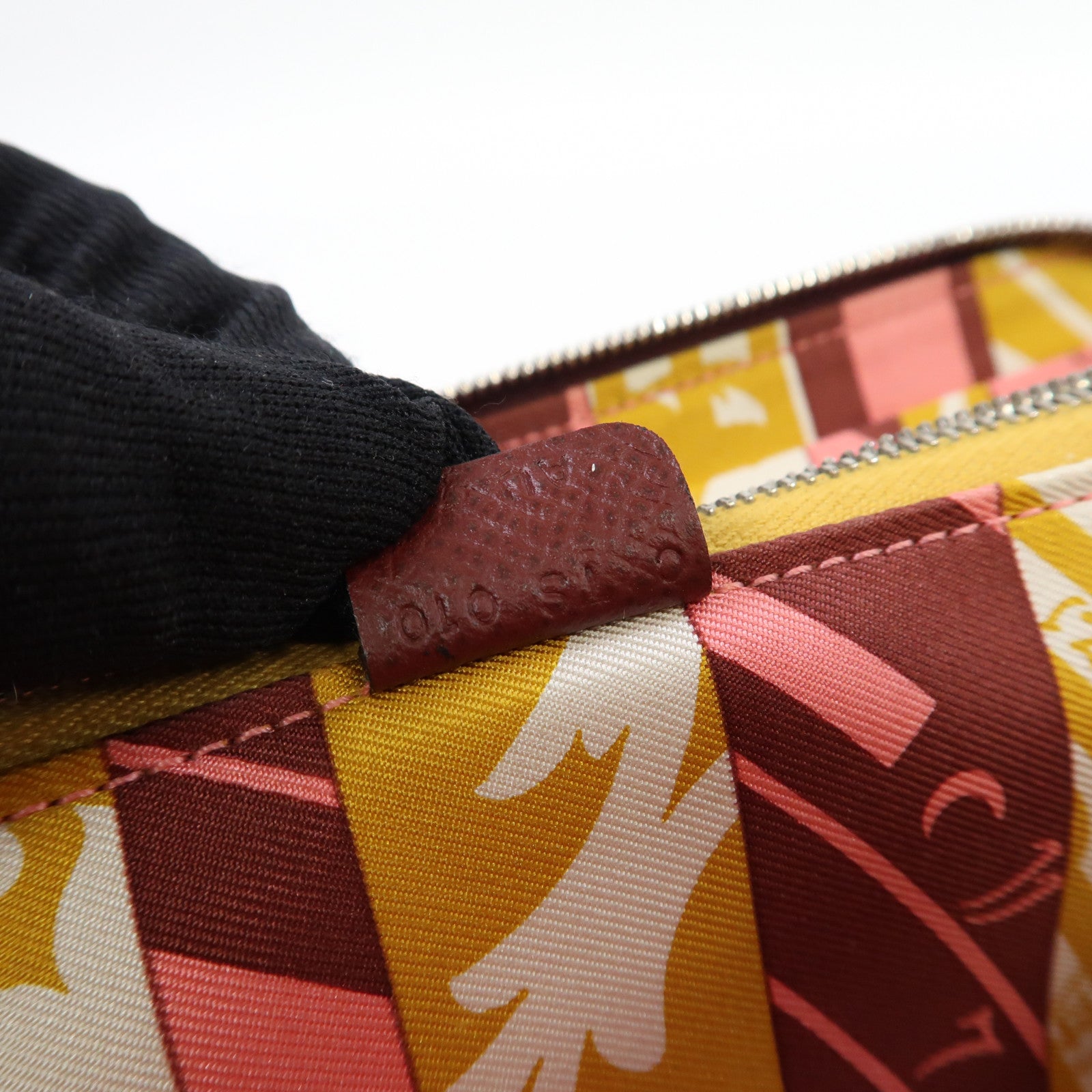 HERMES Epsom皮革Silk'In Wallet銀扣長錢包愛馬仕紅色