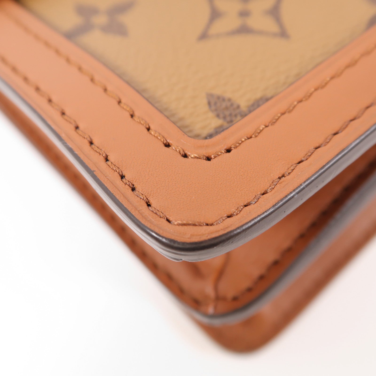 LOUIS VUITTON LV GHW Dauphine MM 2 Way Shoulder Bag M44391 Monogram Reverse