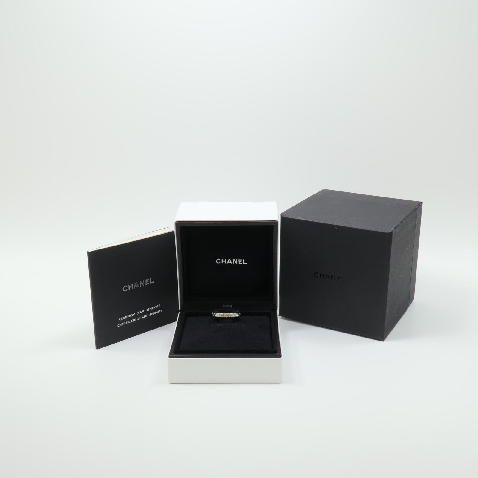 CHANEL 18K白金Coco Crush Mini戒指