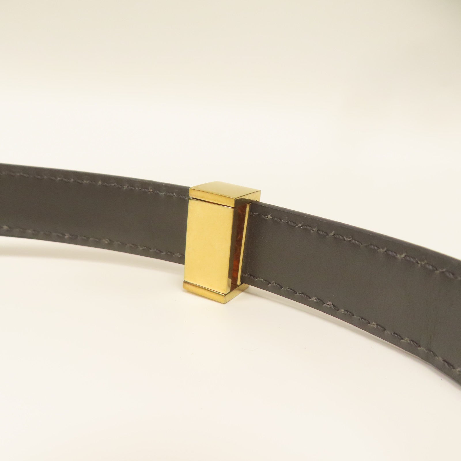 CELINE **【激減優惠】牛皮皮革Classic Box金扣肩背袋灰色