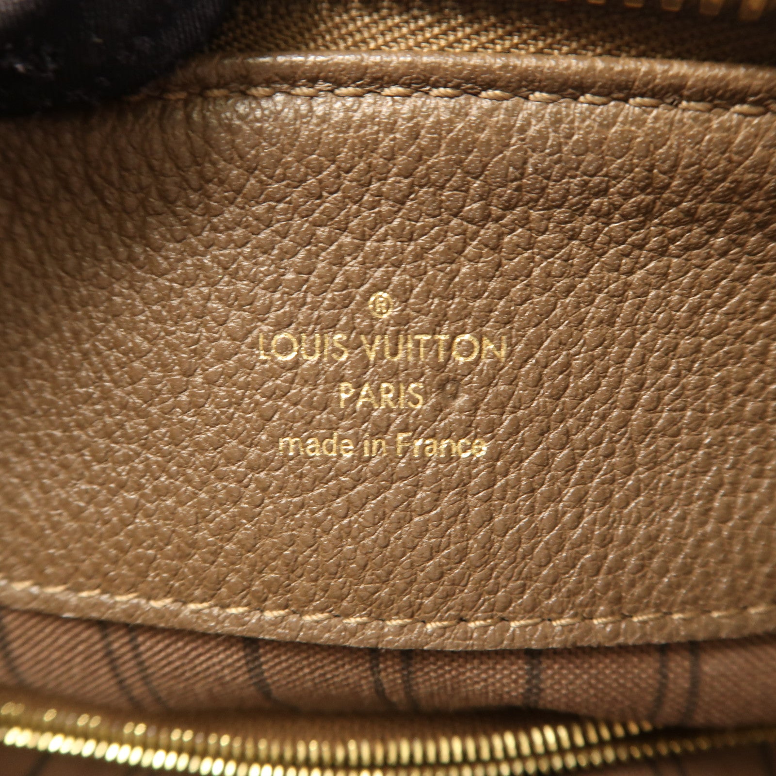 LOUIS VUITTON Monogram Empreinte Audacieuse MM金扣手挽肩背兩用袋