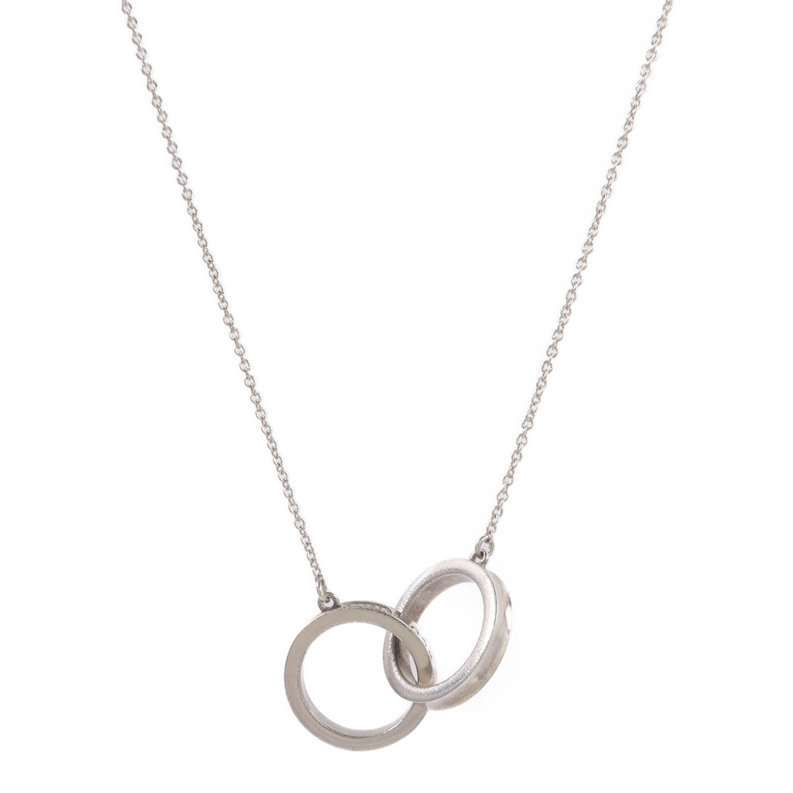TIFFANY＆CO 925純銀1837 Interlocking Circles項鍊