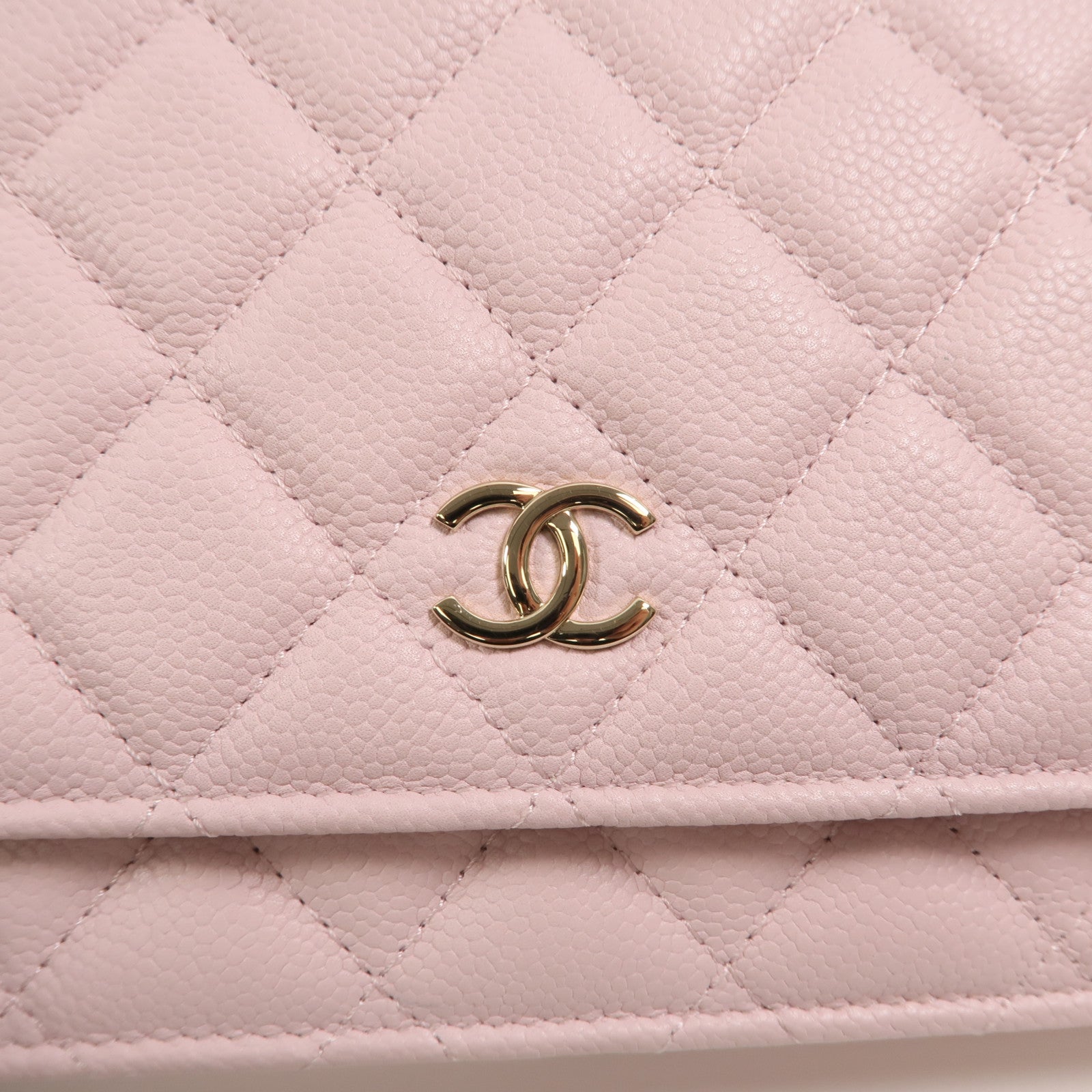 CHANEL 牛皮皮革WOC Wallet On Chain鏈帶肩背袋