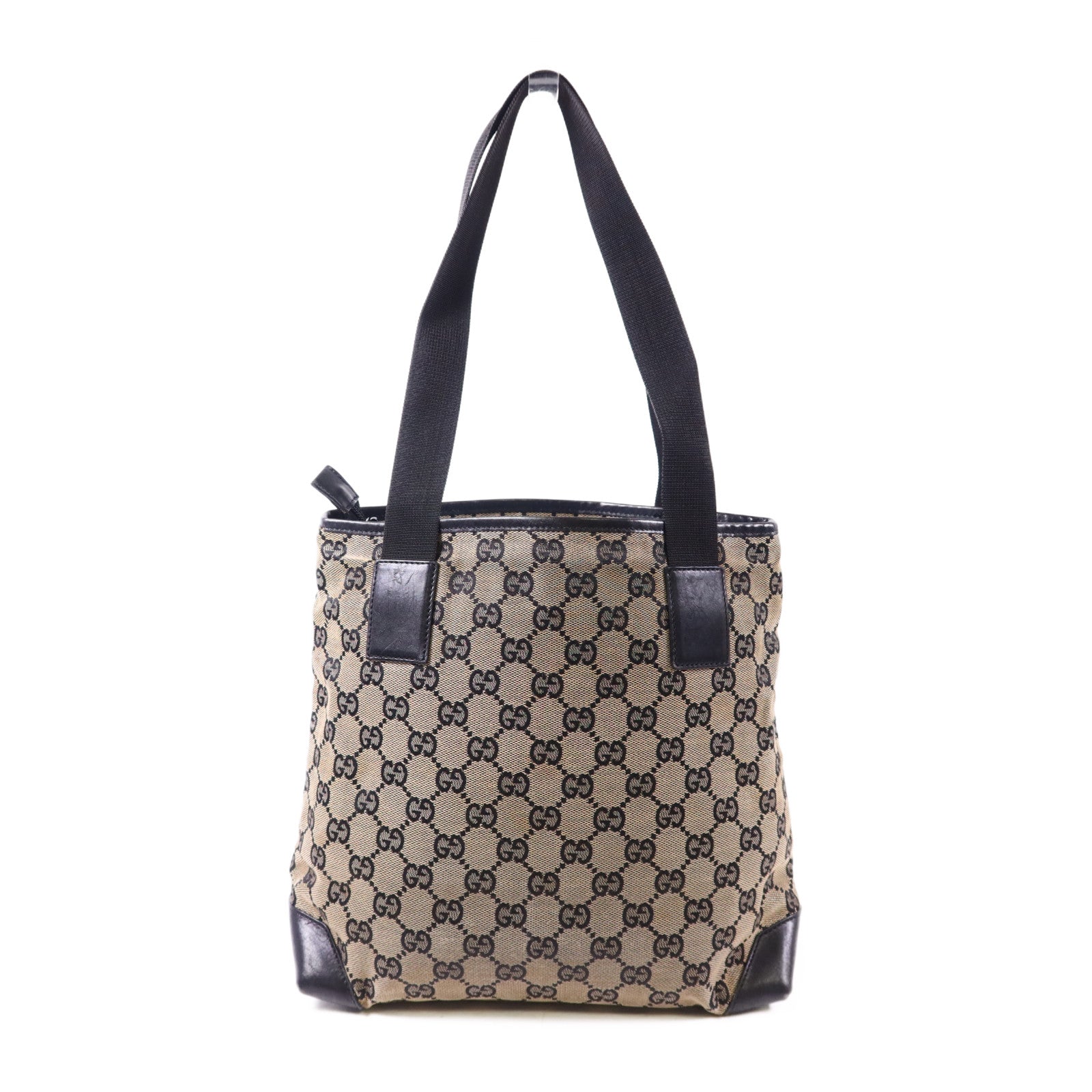GUCCI 帆布Shoulder Bag銀扣肩背袋