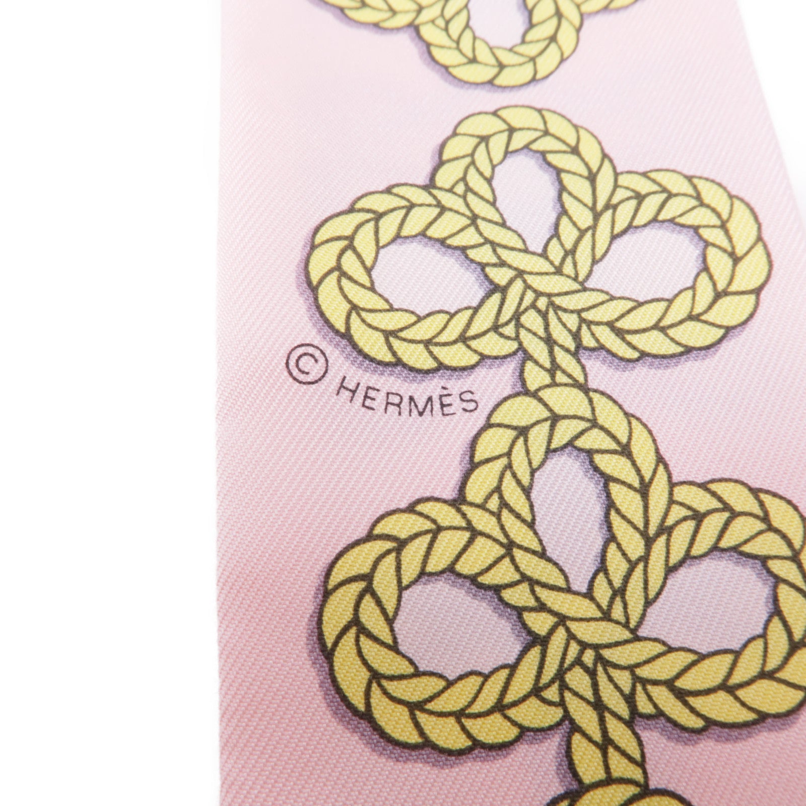 HERMES 絲質Twilly絲巾