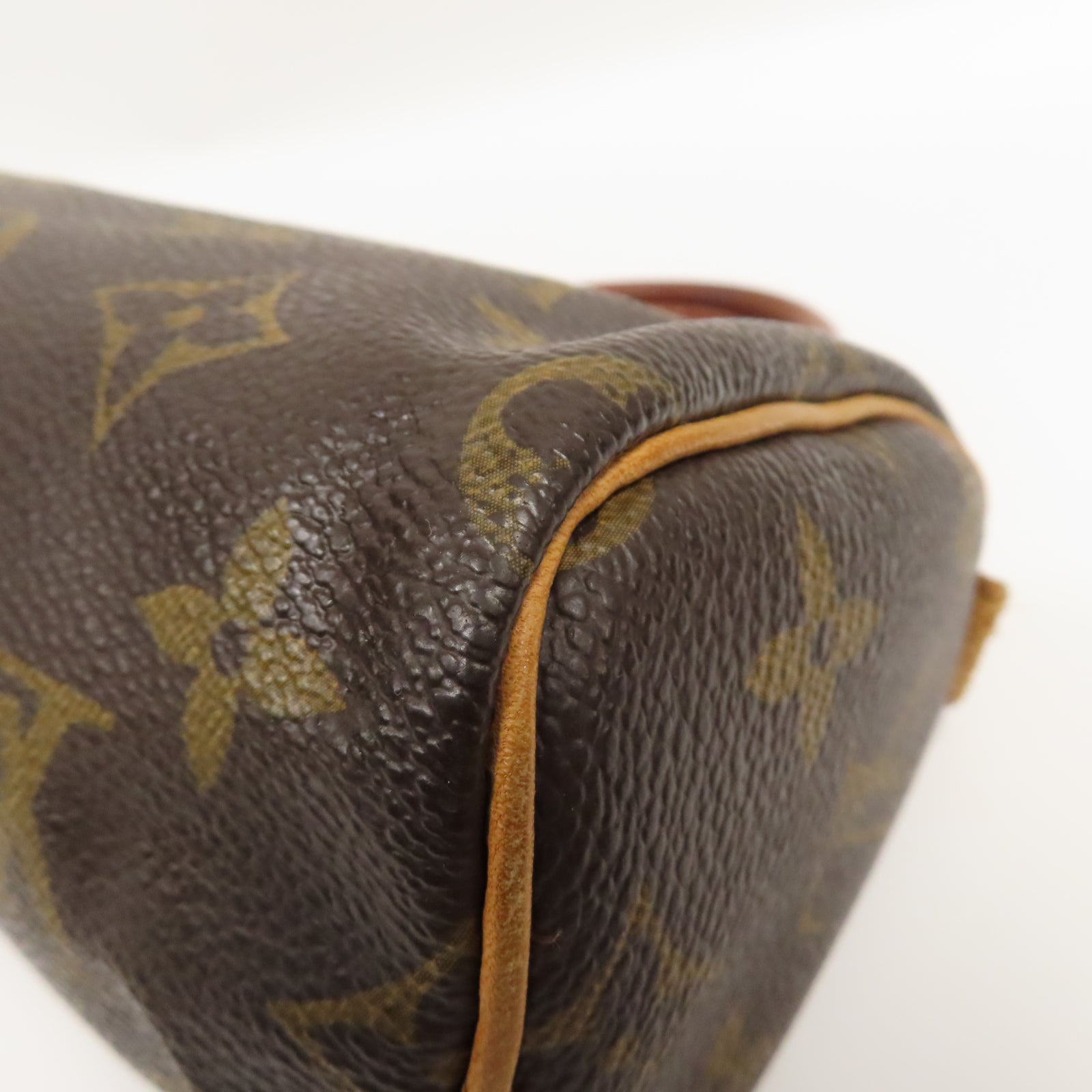 LOUIS VUITTON 【激減優惠】Monogram Speedy Nano金扣手挽袋啡色