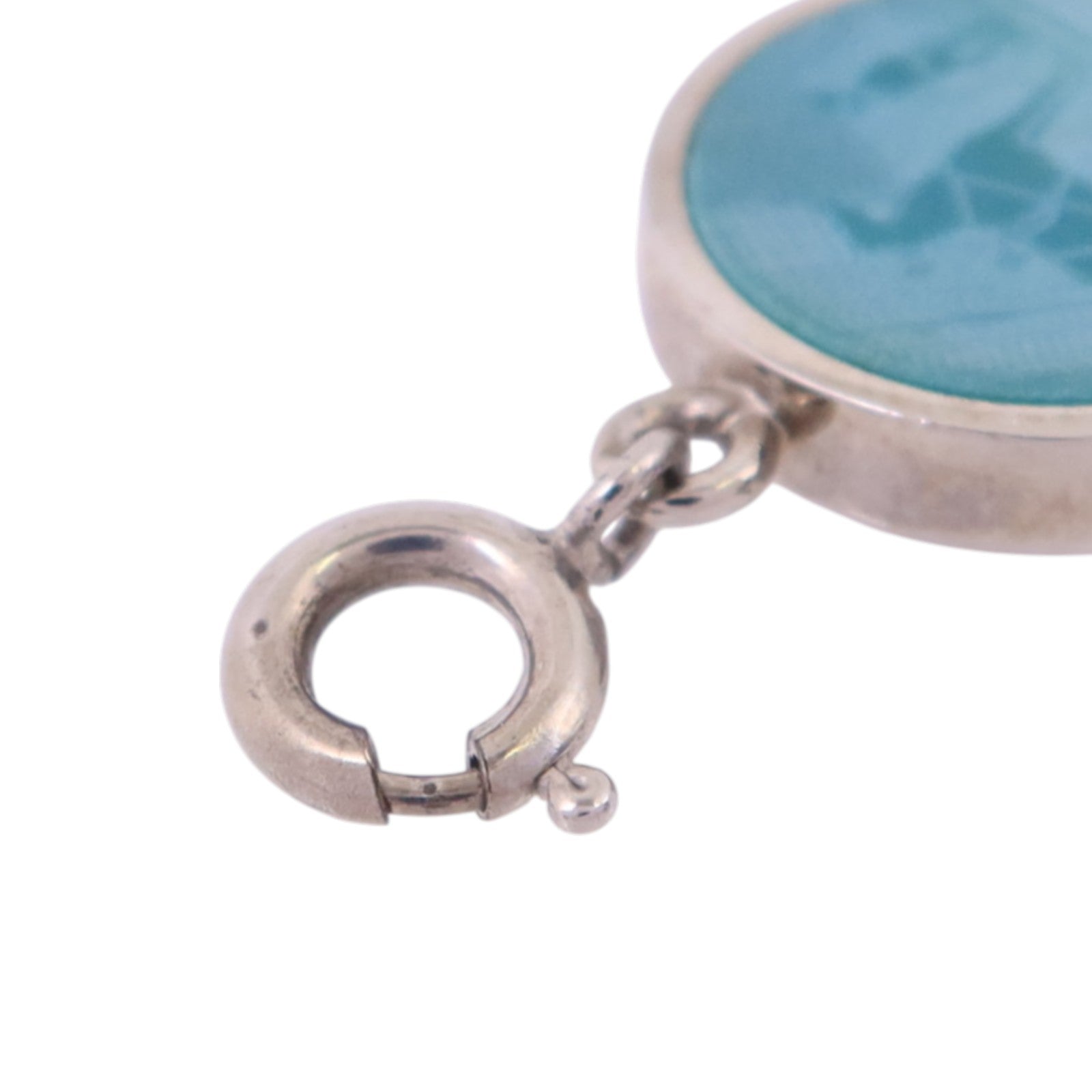 HERMES 金屬Vintage Horse Berlock銀扣掛飾