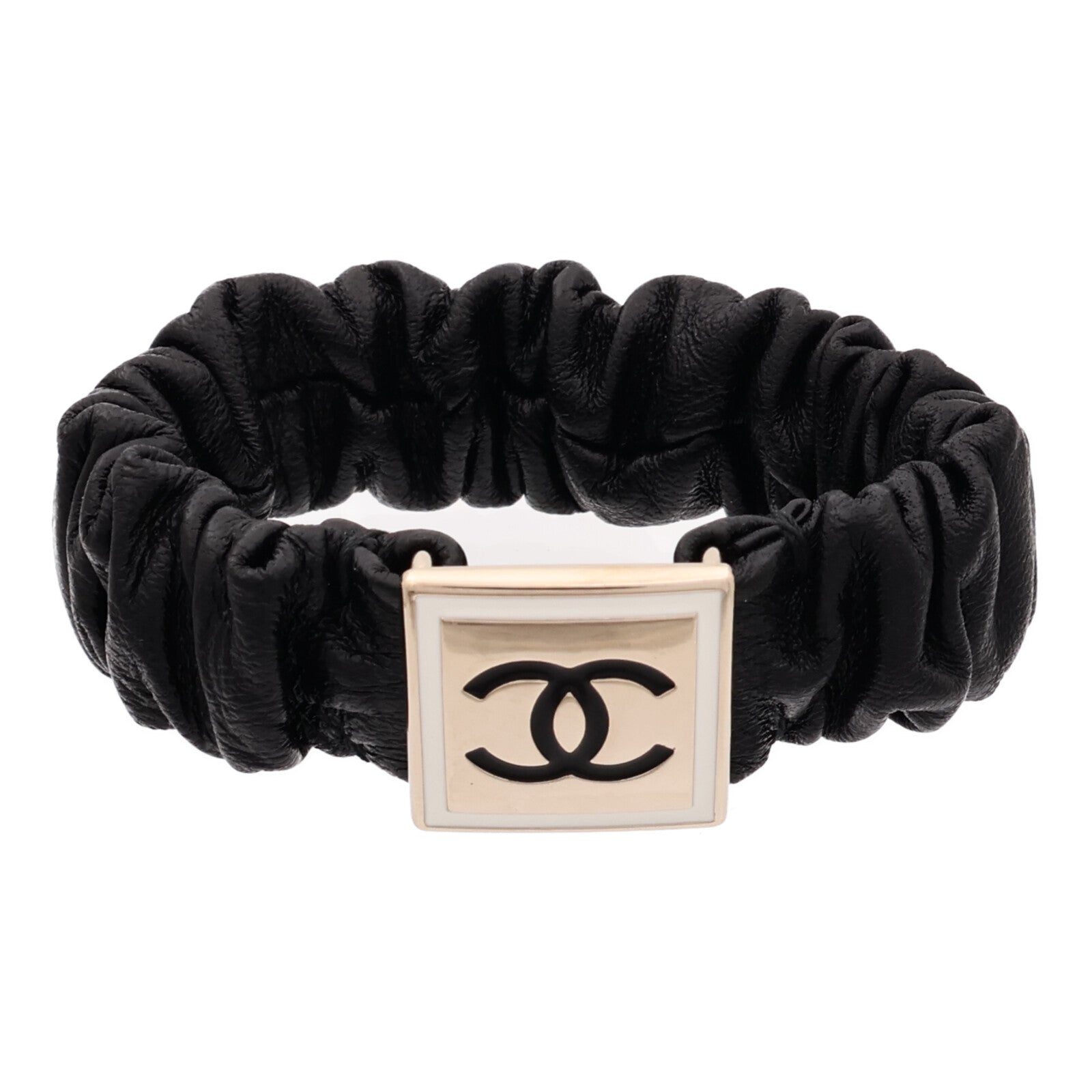 CHANEL 羊皮皮革Hair Band髮帶