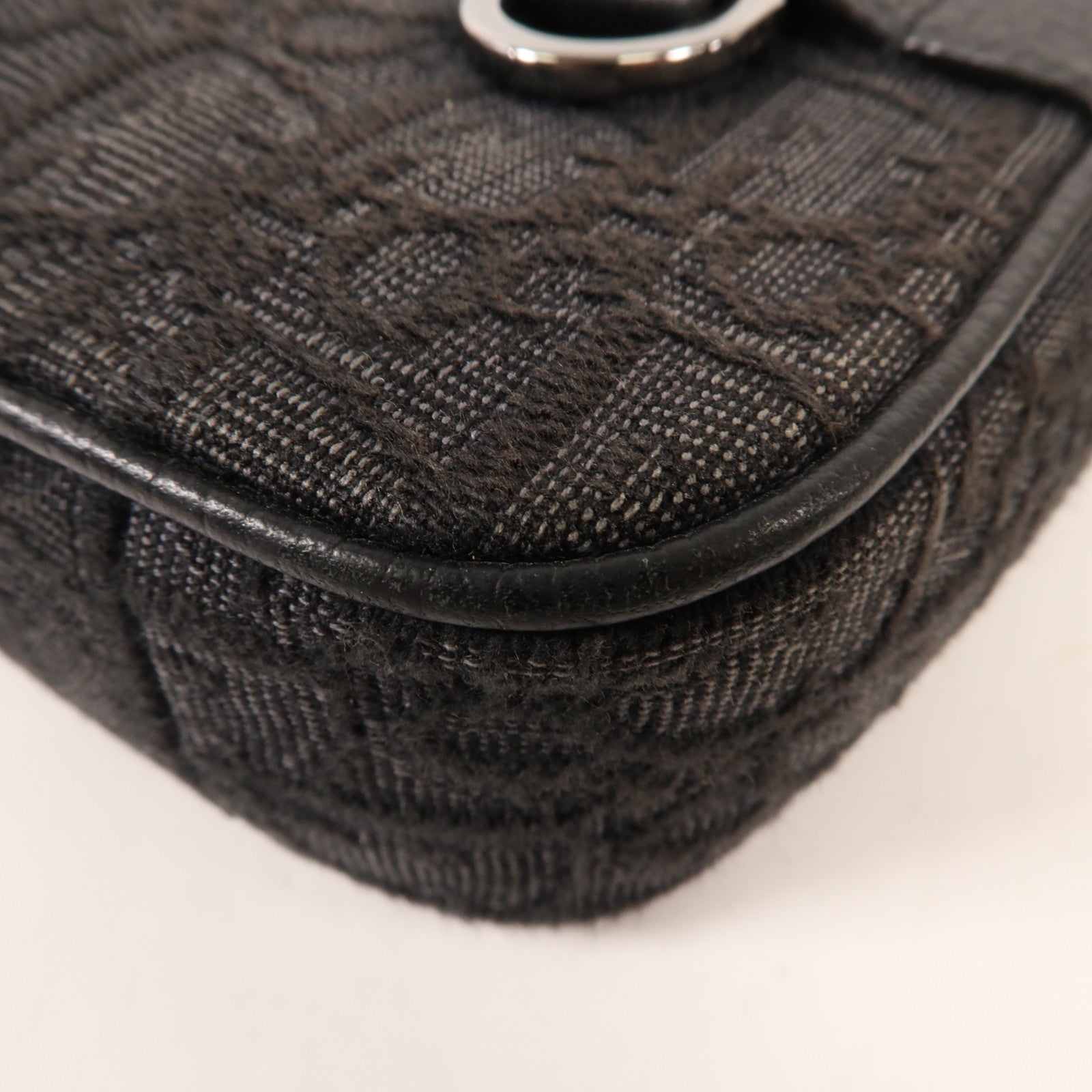 Dior 帆布Shoulder Bag銀扣肩背袋