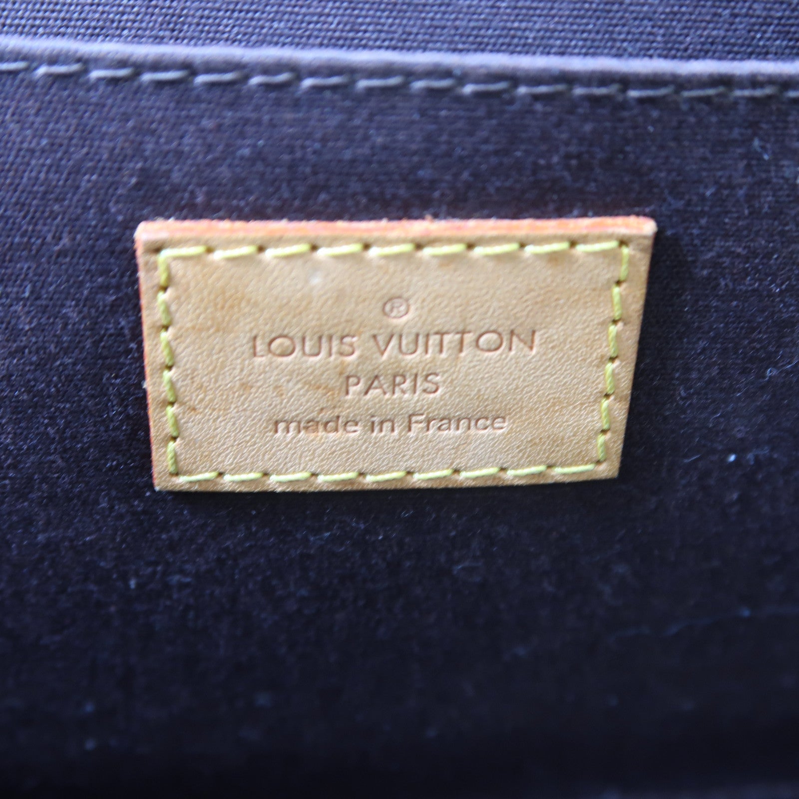 LOUIS VUITTON Monogram Vernis Roxbury Drive金扣手挽肩背兩用袋酒紅色