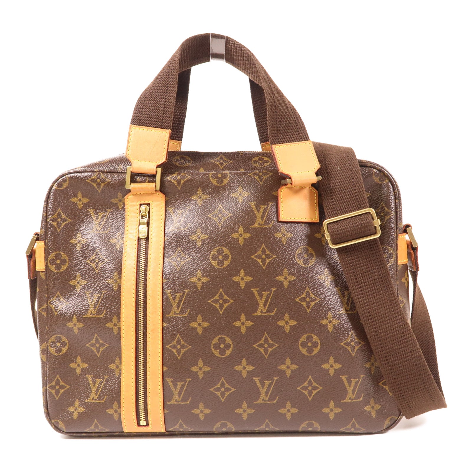 LOUIS VUITTON Monogram Sac Bosphore金扣手挽肩背兩用袋