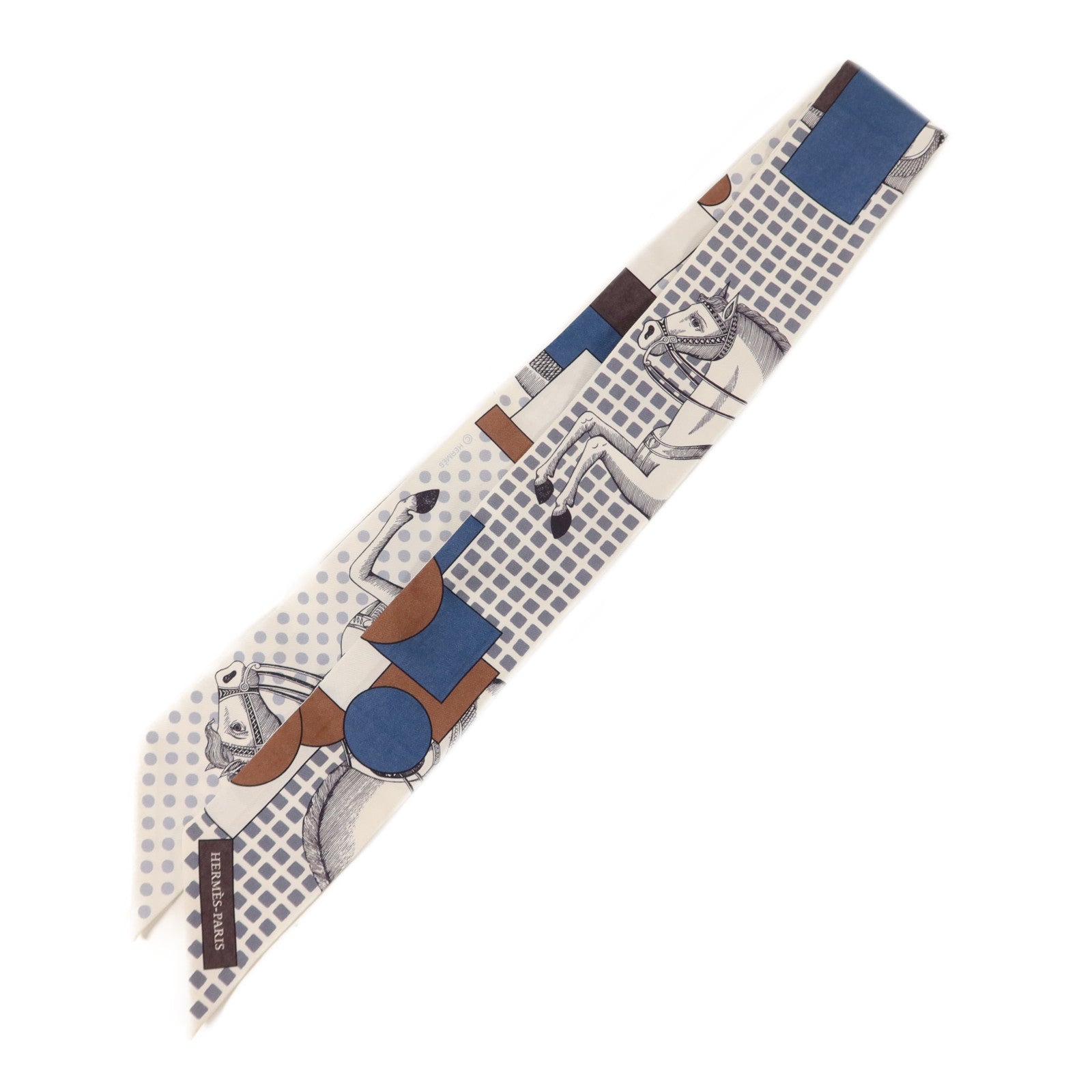 HERMES 絲質Twilly絲巾