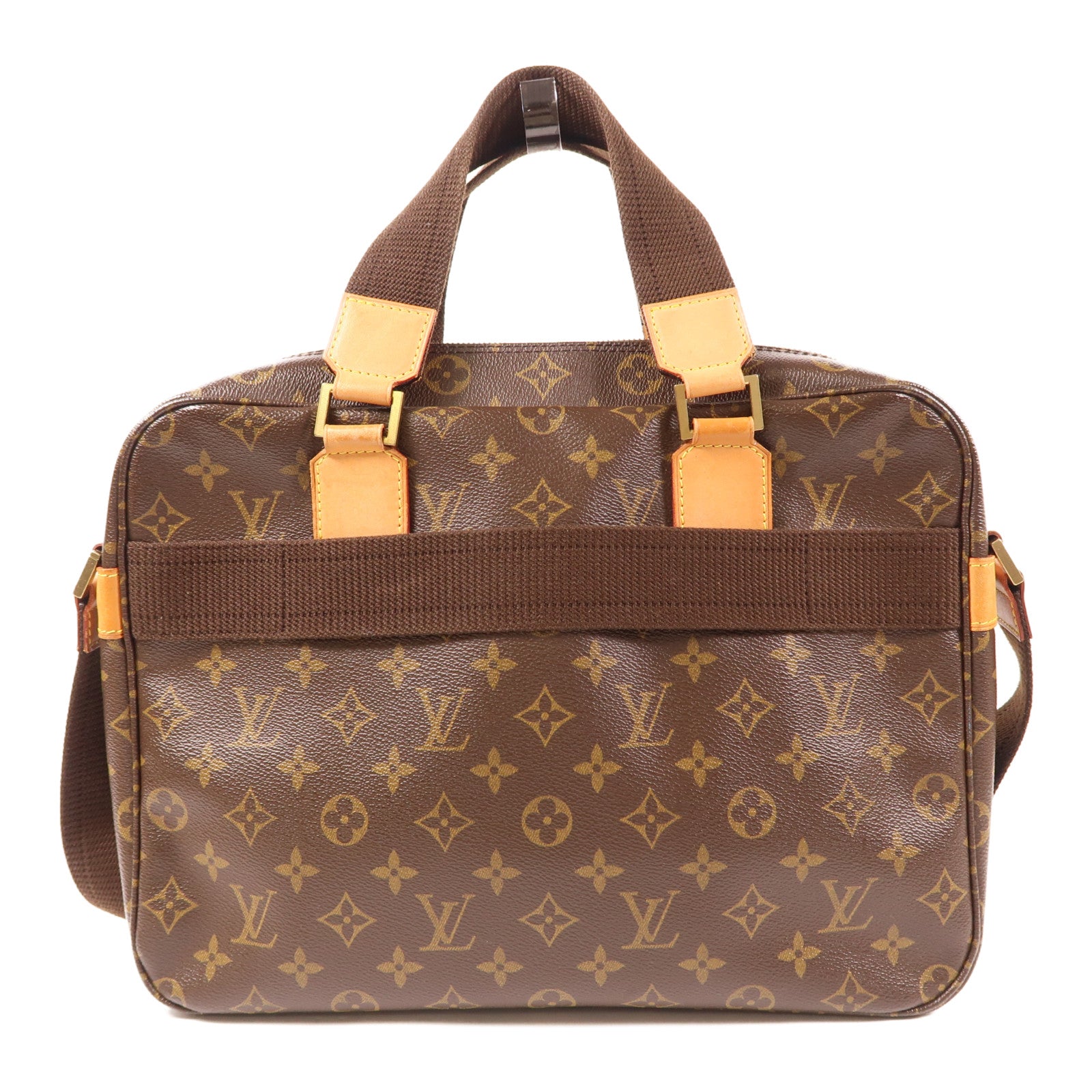 LOUIS VUITTON Monogram Sac Bosphore金扣手挽肩背兩用袋