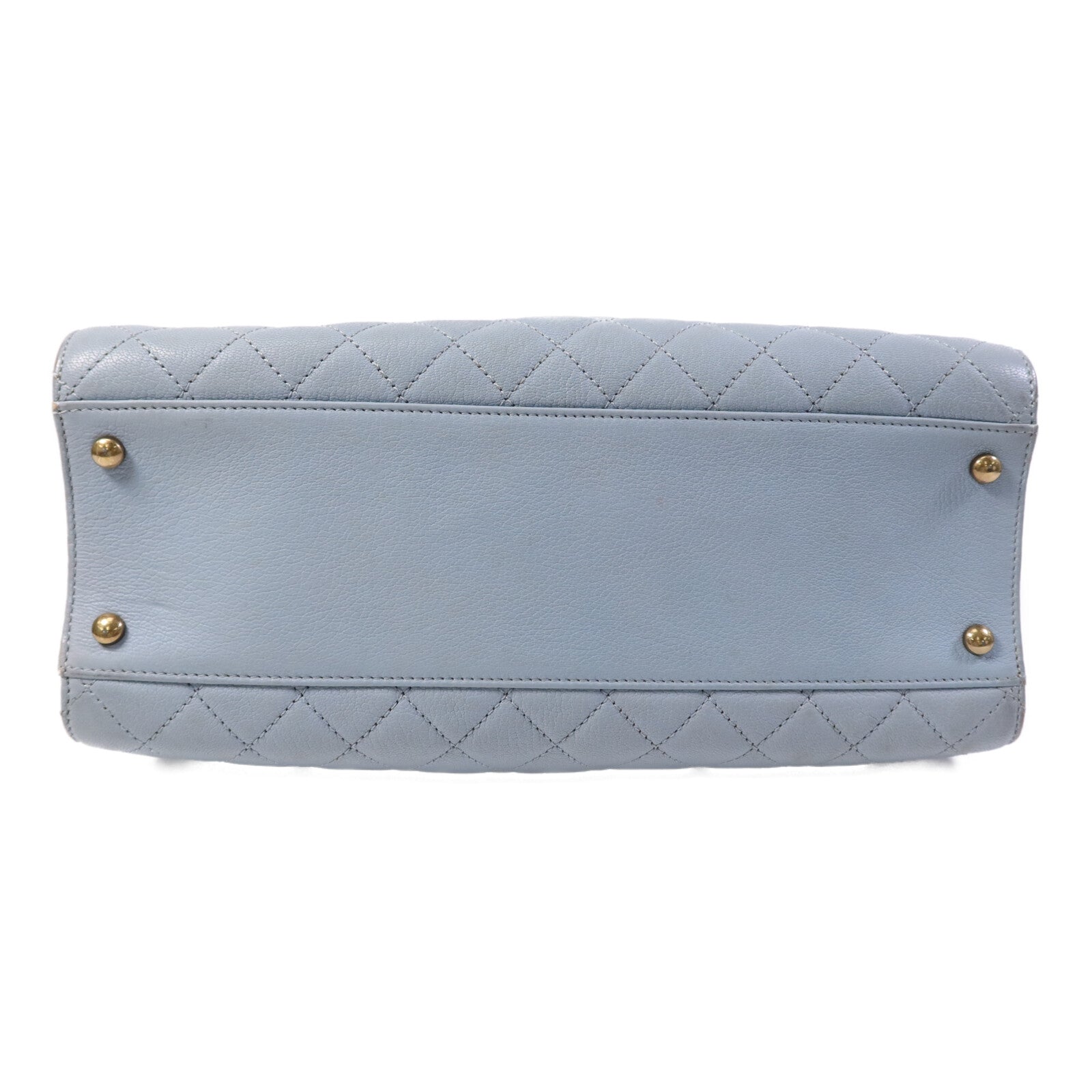 CHANEL 皮革Rita Dome Bag金扣鏈帶肩背袋