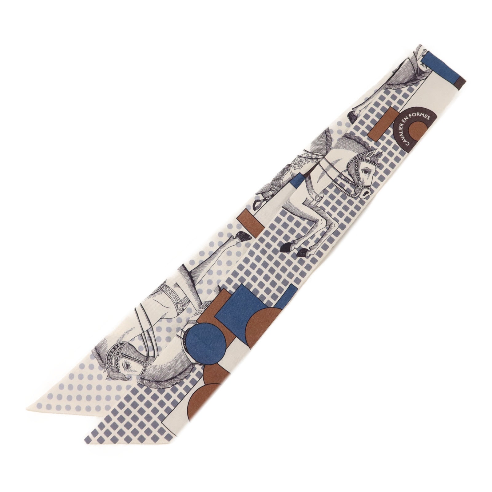 HERMES 絲質Twilly絲巾