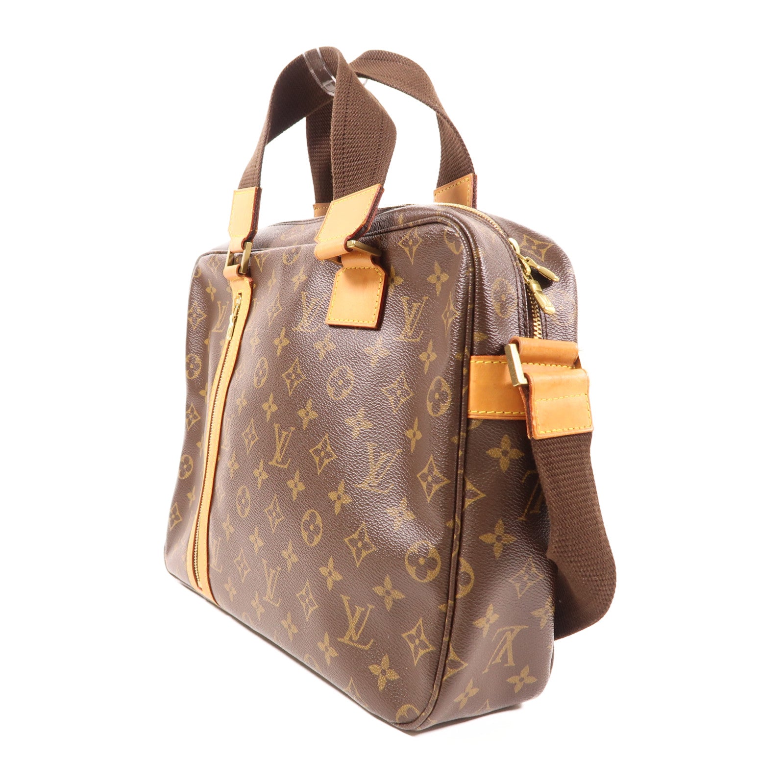 LOUIS VUITTON Monogram Sac Bosphore金扣手挽肩背兩用袋