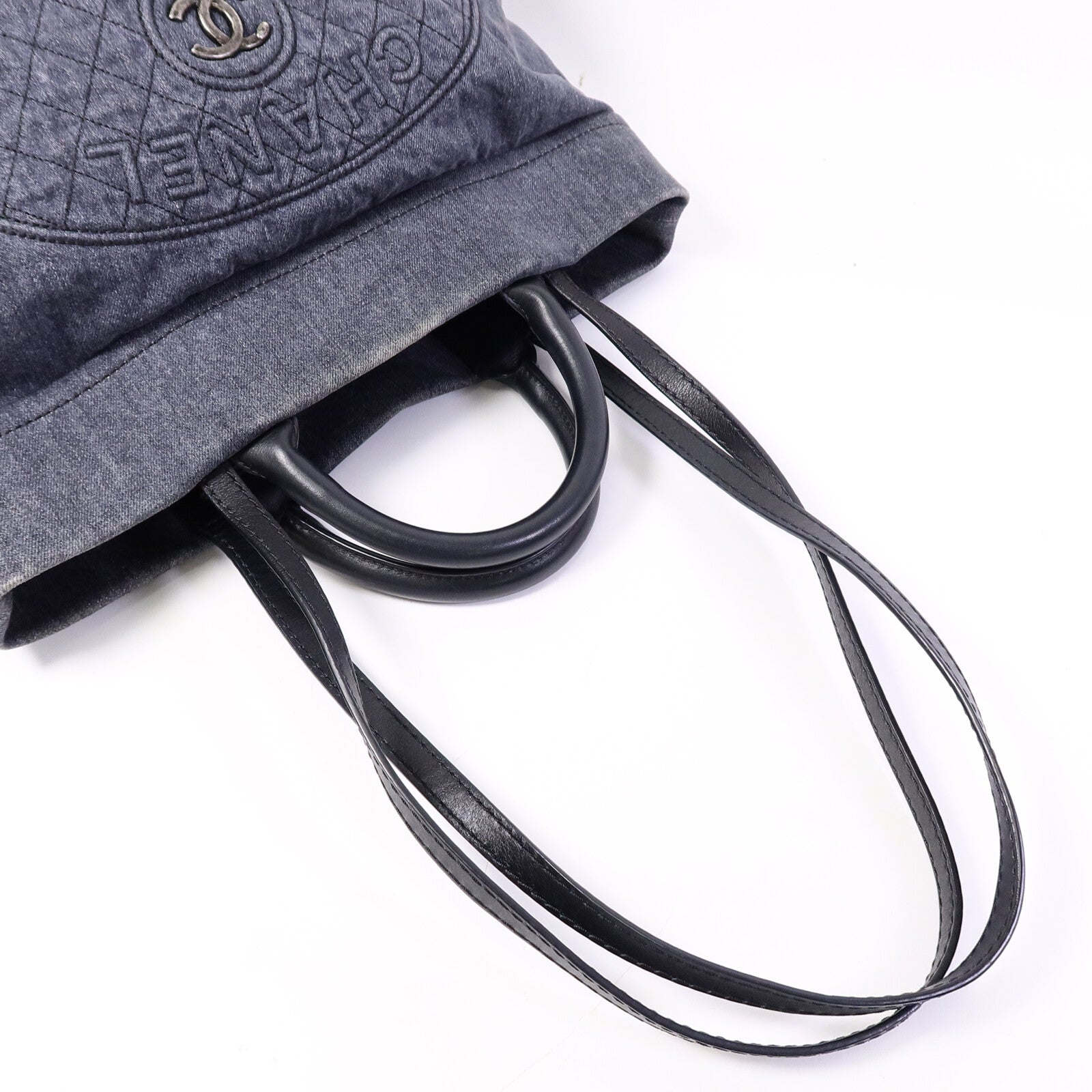 CHANEL 牛仔布2 Way Tote Bag手挽肩背兩用袋