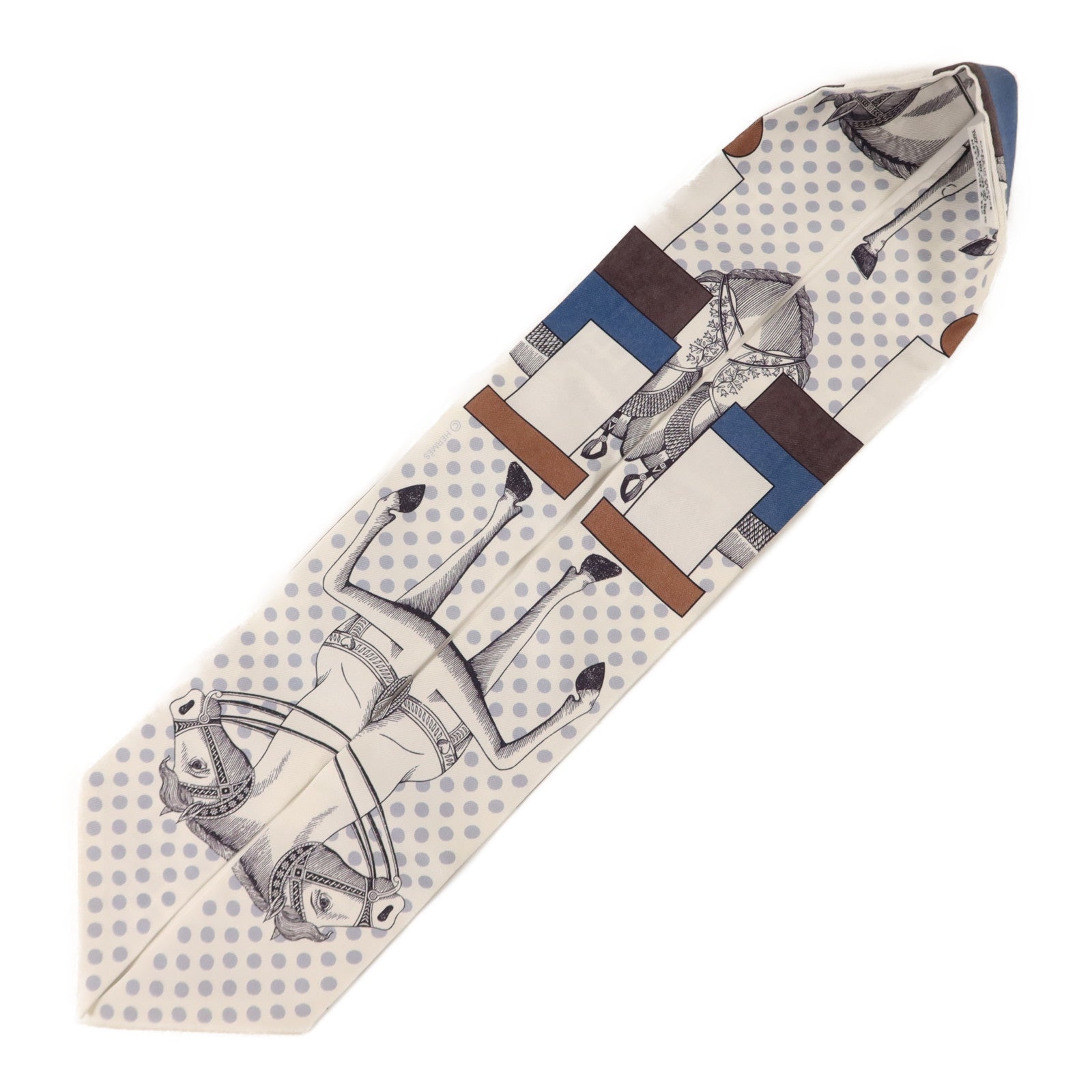 HERMES 絲質Twilly絲巾