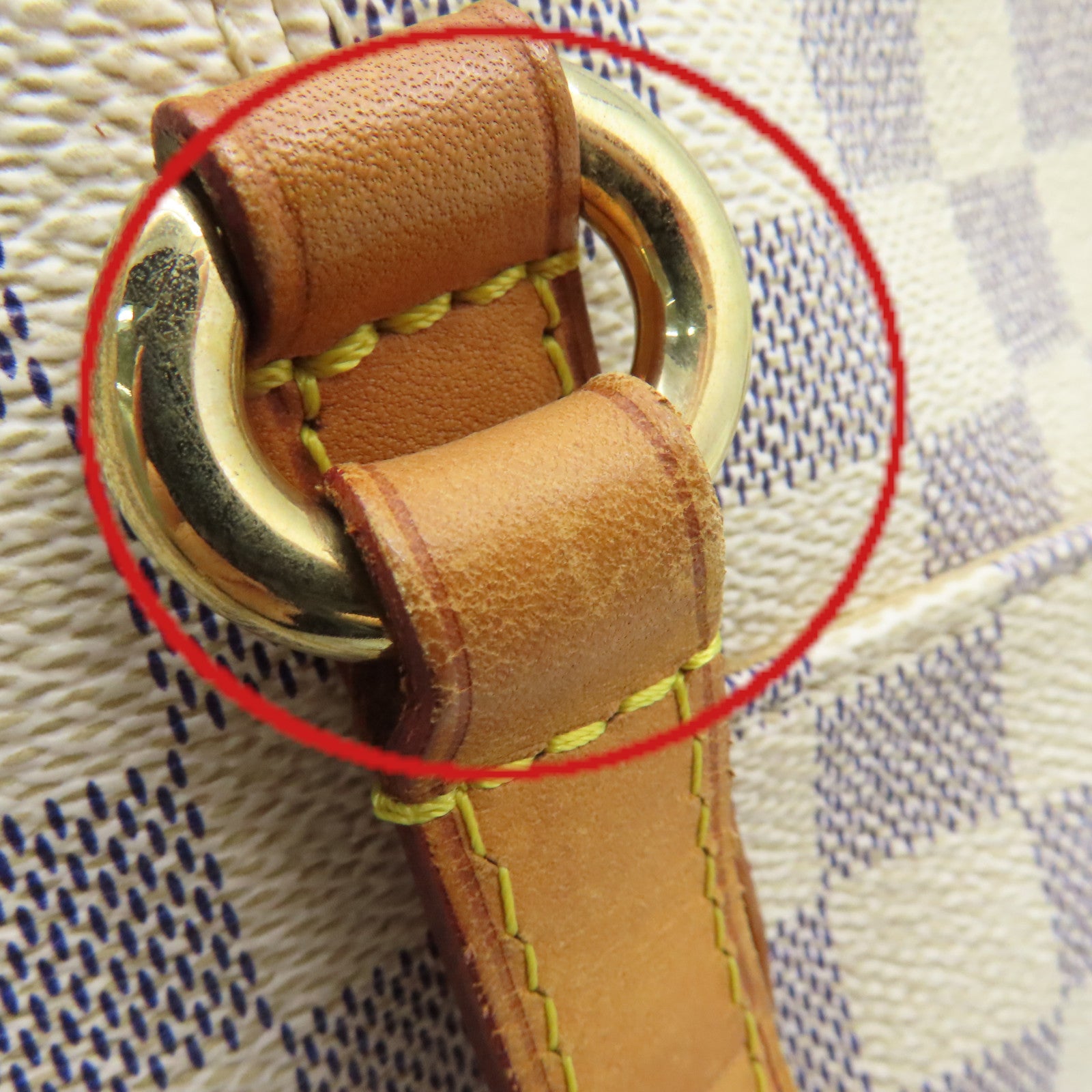 LOUIS VUITTON 【激減優惠】Damier Azur Totally PM Shoulder Bag肩背袋米白色
