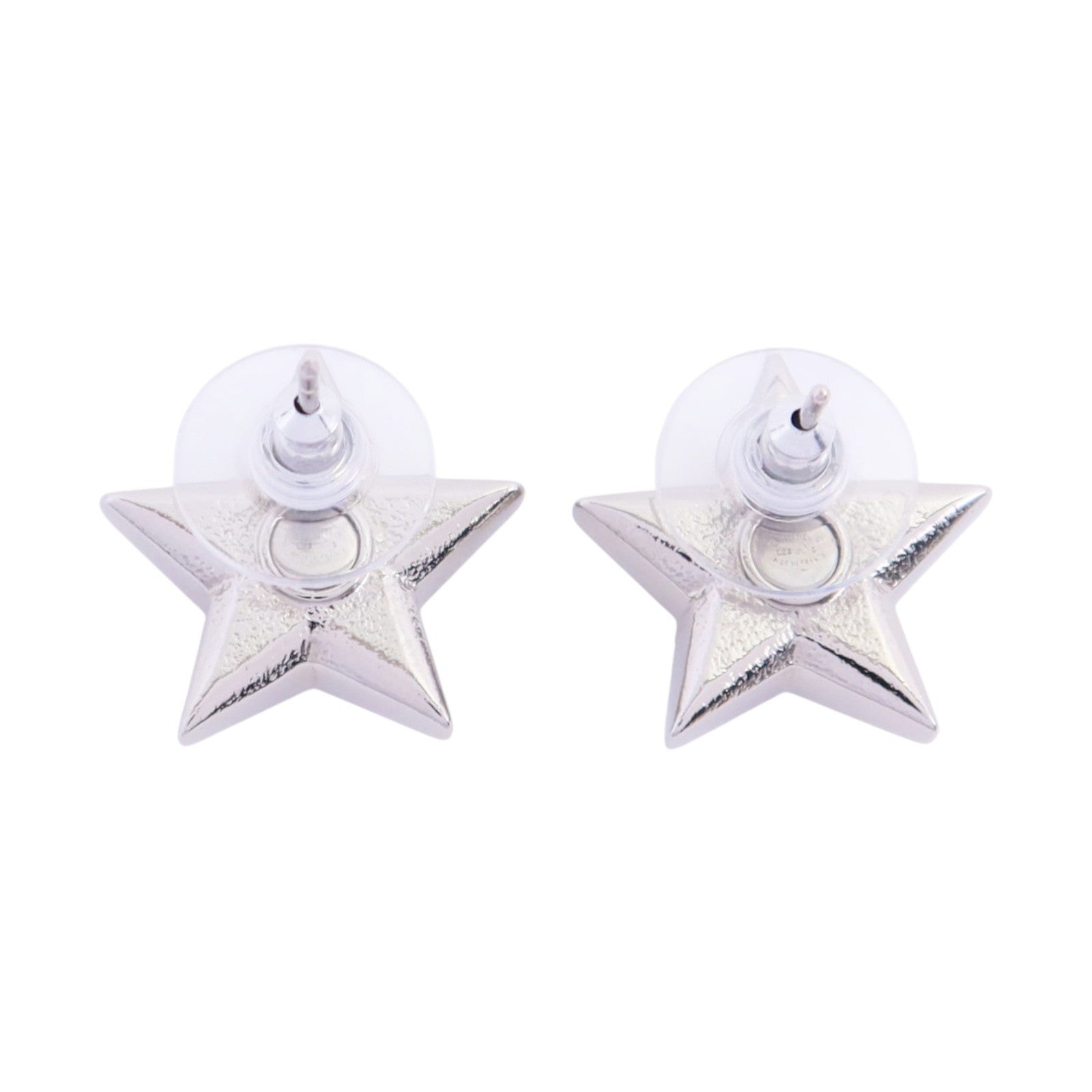 CHANEL 【激減優惠】金屬/水鑽Earrings銀扣耳環