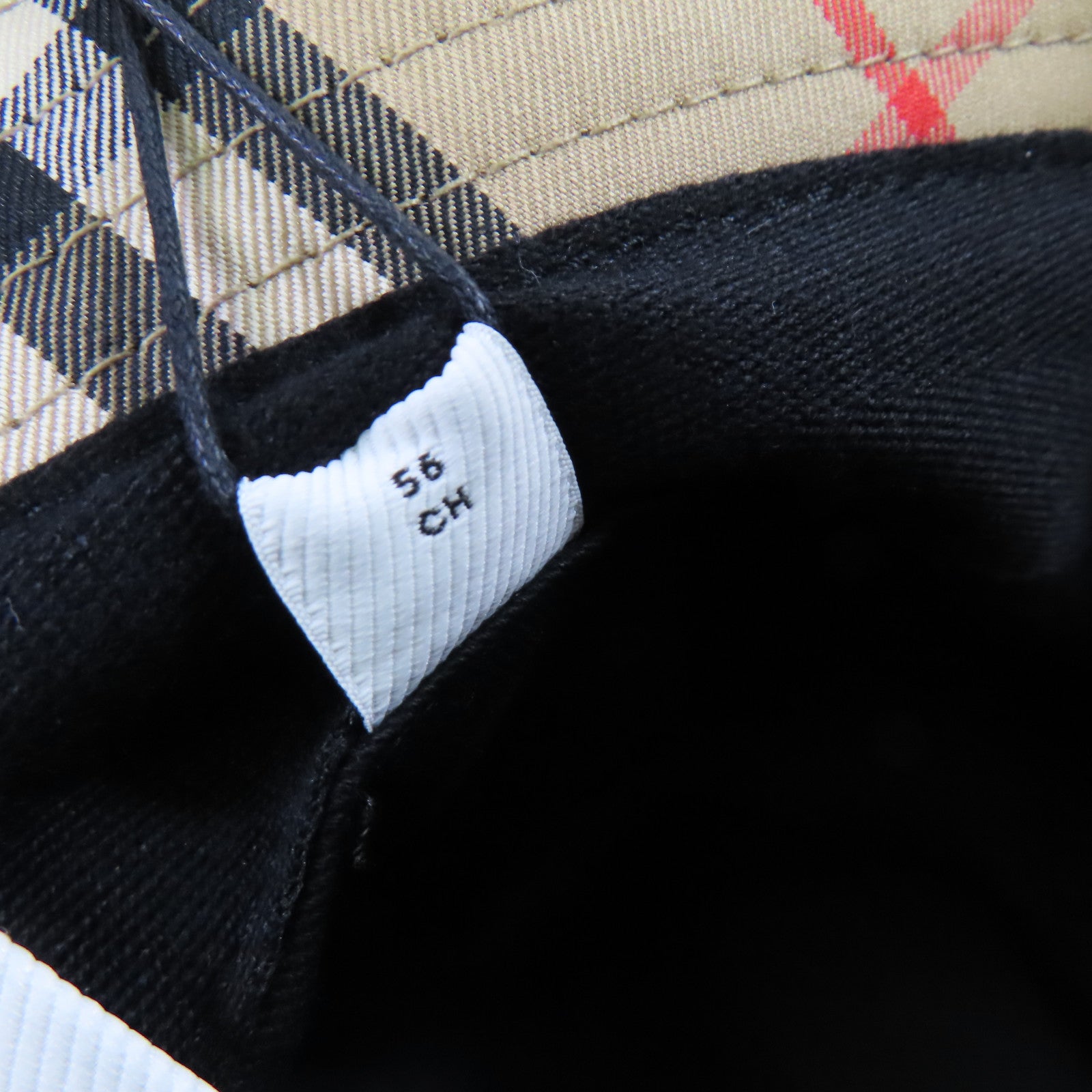 BURBERRY 棉質帆布Hat帽子56cm