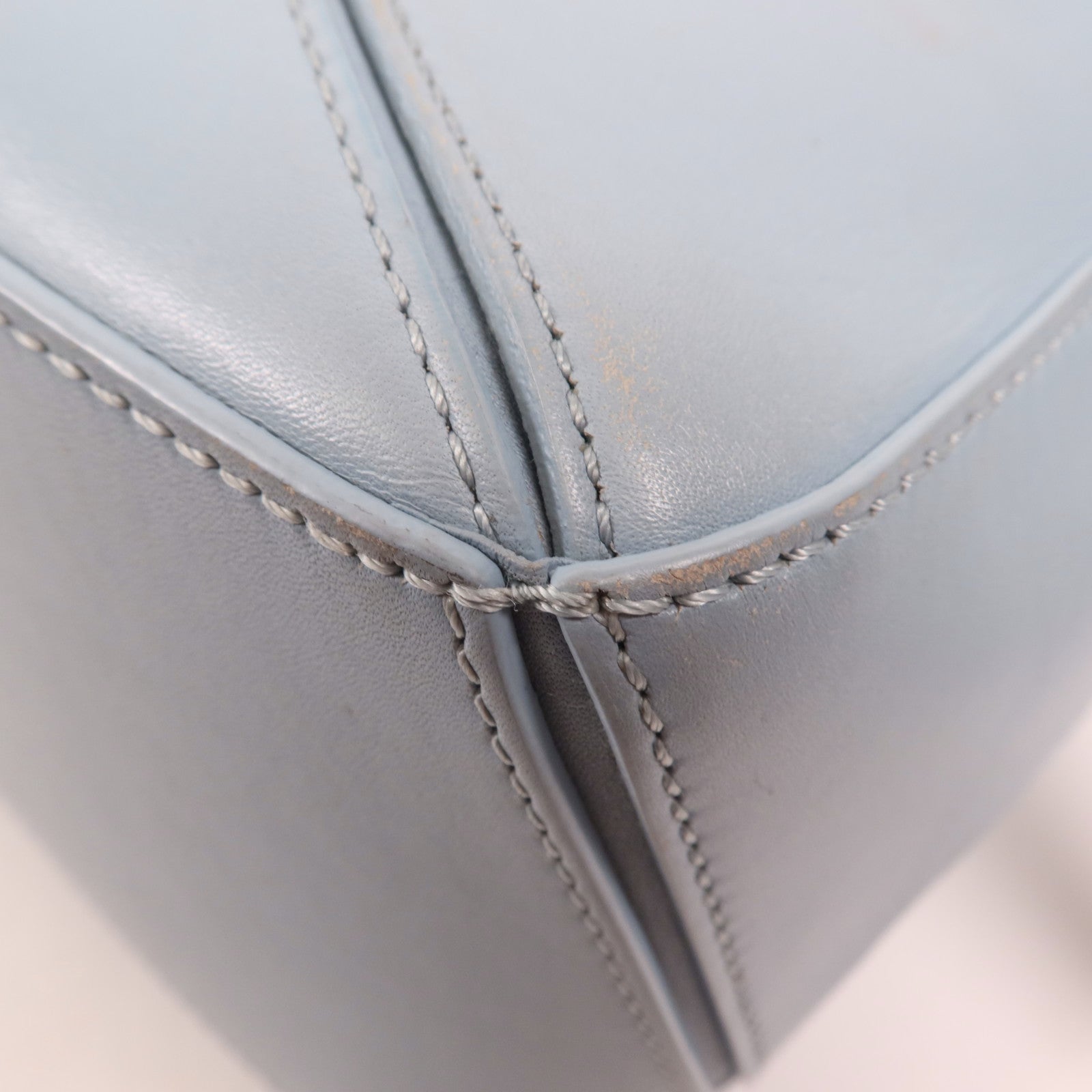 LOEWE 牛皮皮革Small Puzzle銀扣手挽肩背兩用袋