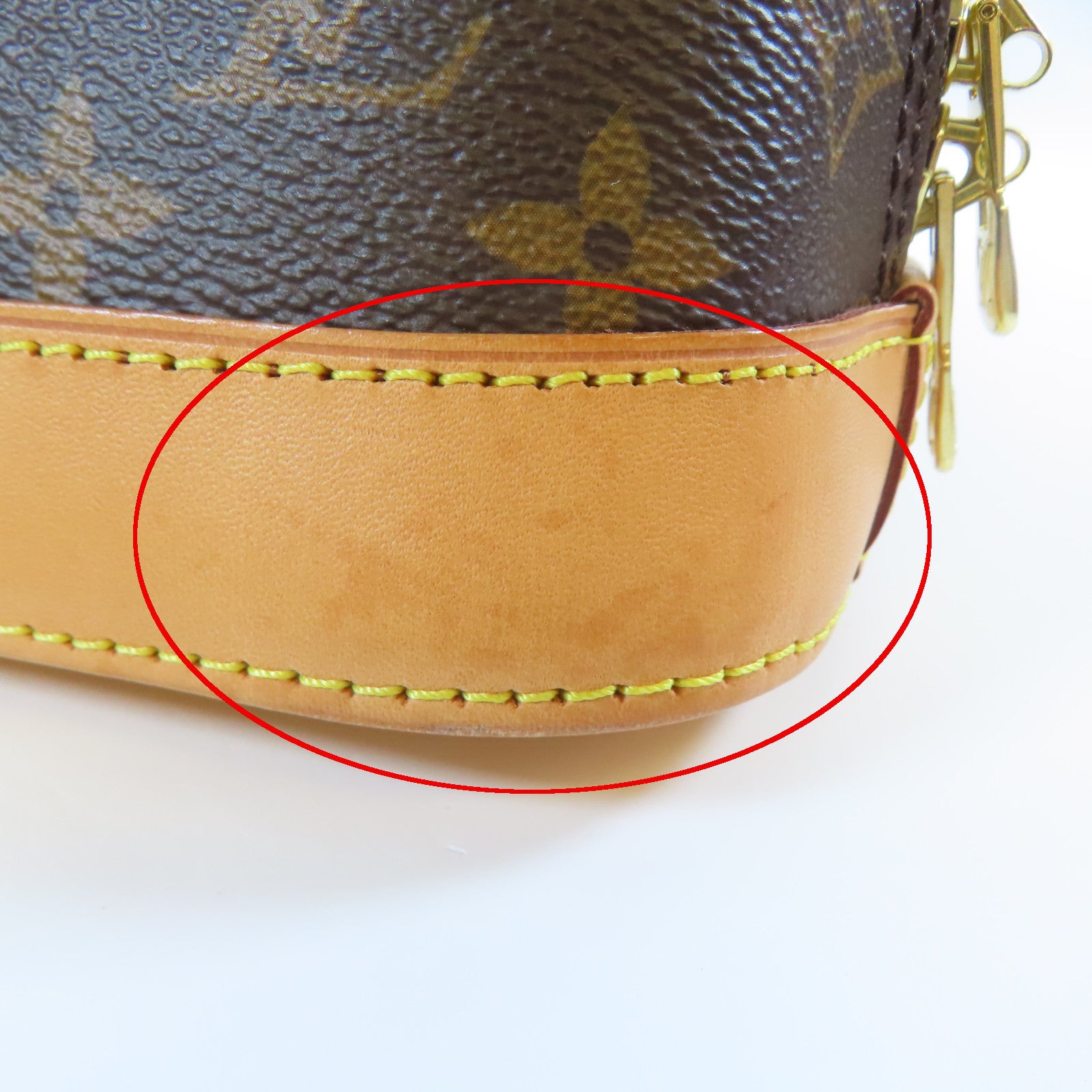 LOUIS VUITTON Monogram Alma BB 2 Way Shoulder Bag金扣手挽肩背兩用袋啡色
