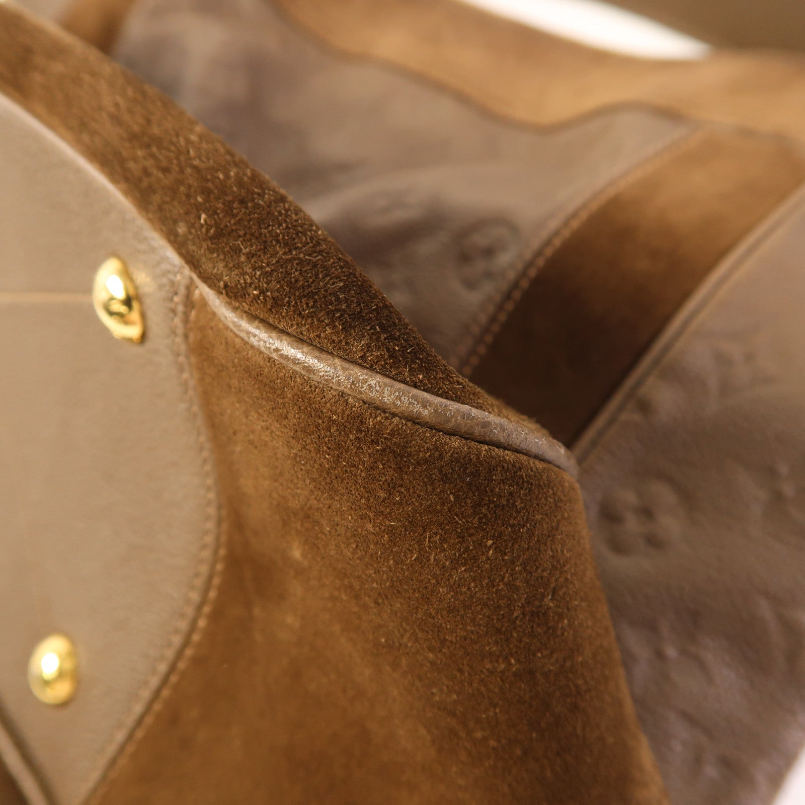 LOUIS VUITTON Monogram Empreinte Audacieuse MM金扣手挽肩背兩用袋