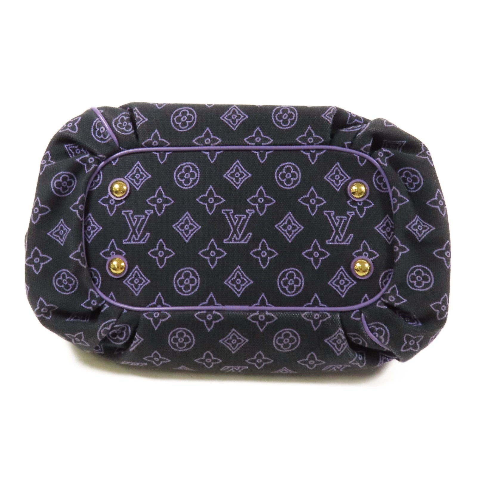 LOUIS VUITTON 帆布Cabas Ipanema PM金扣肩背袋