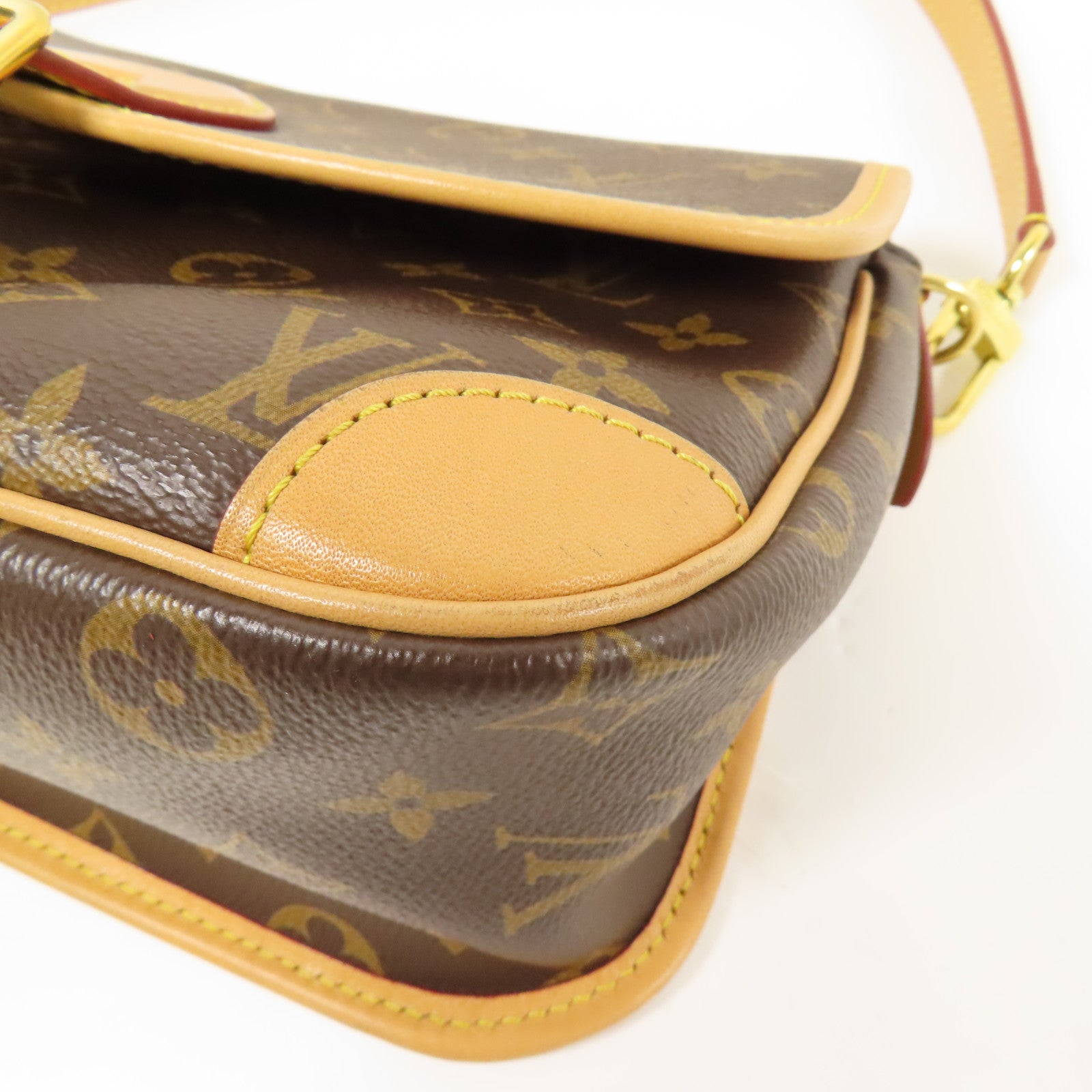 LOUIS VUITTON Monogram Diane金扣手挽肩背兩用袋