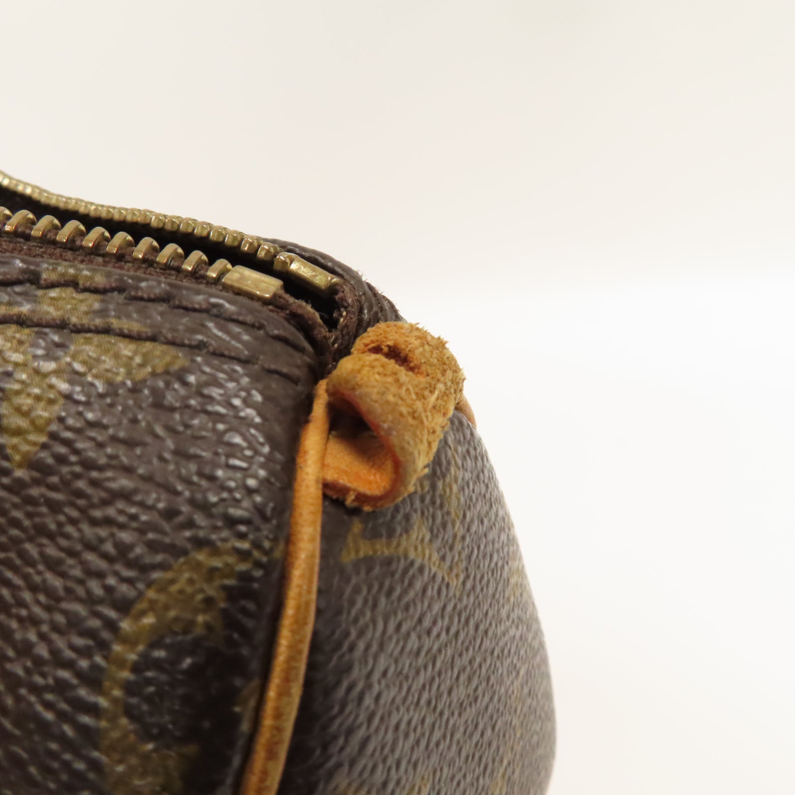 LOUIS VUITTON 【激減優惠】Monogram Speedy Nano金扣手挽袋啡色