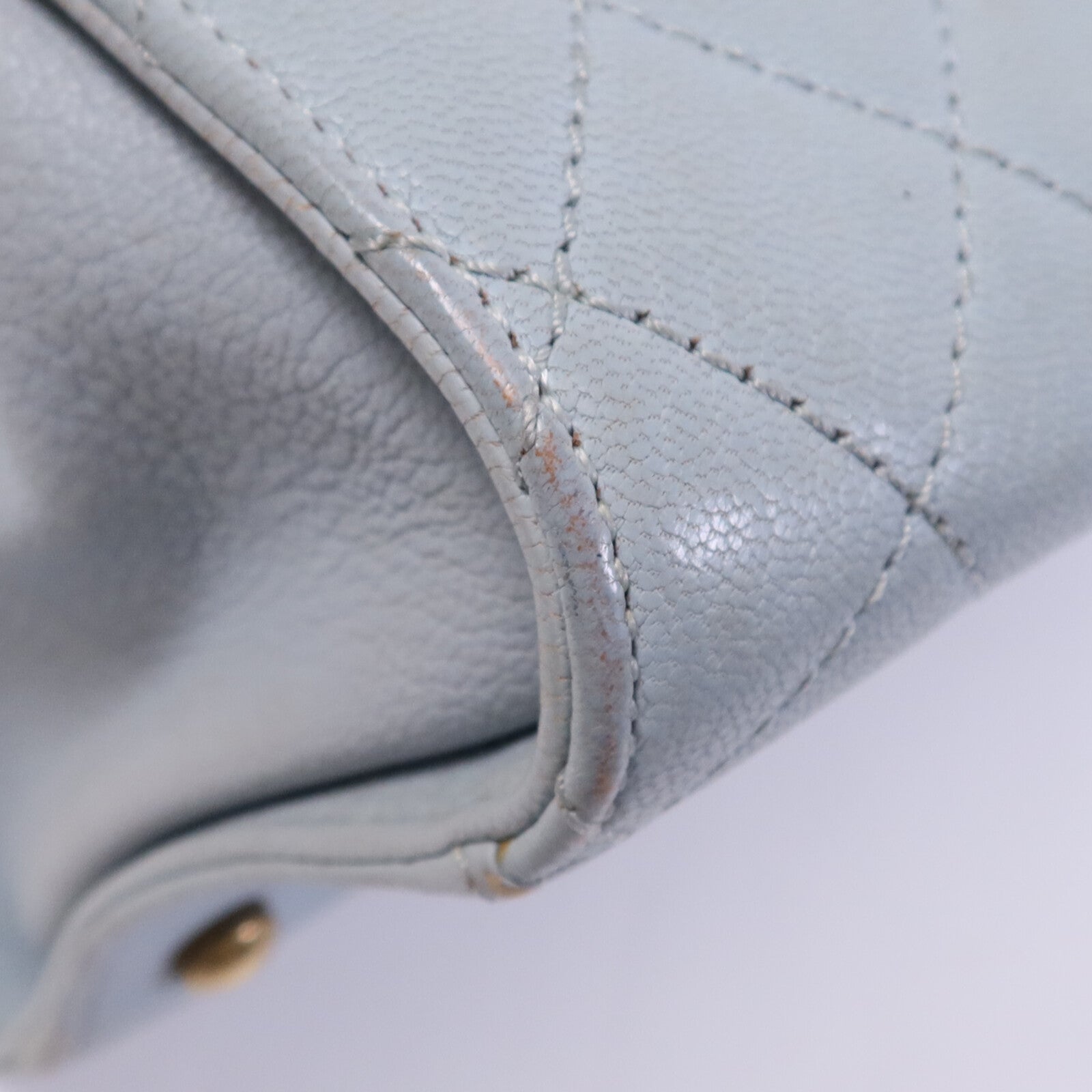 CHANEL 皮革Rita Dome Bag金扣鏈帶肩背袋